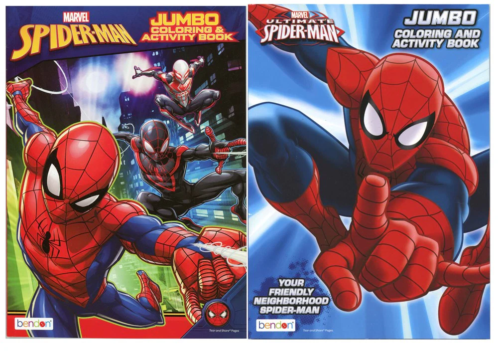 Spiderman 80pg Coloring Book 2 Assorted