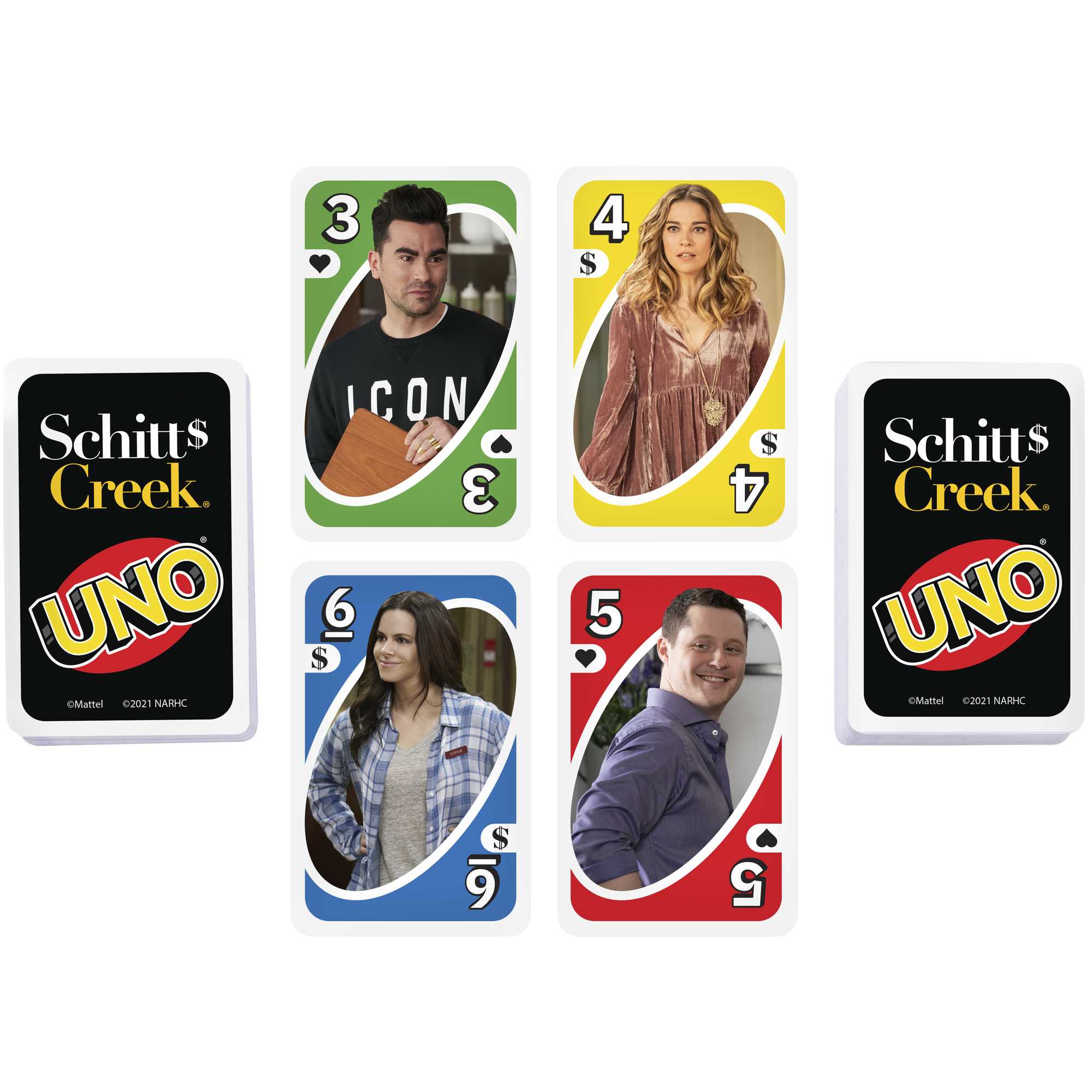 UNO Schitt's Creek Card Game For Teens & Adults For Game Night With Special Rule For 2-10 Players