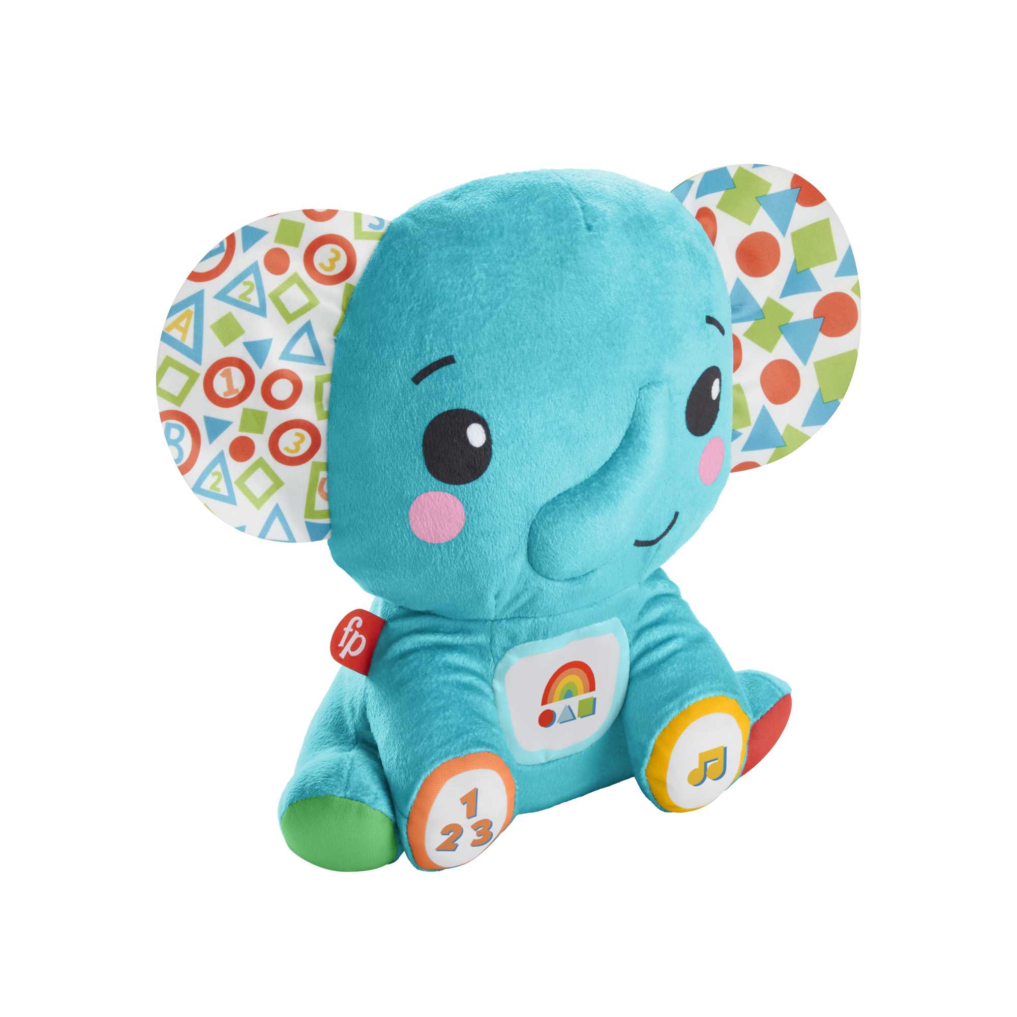 Fisher-Price Lights & Learning Elephant Musical Plush Toy