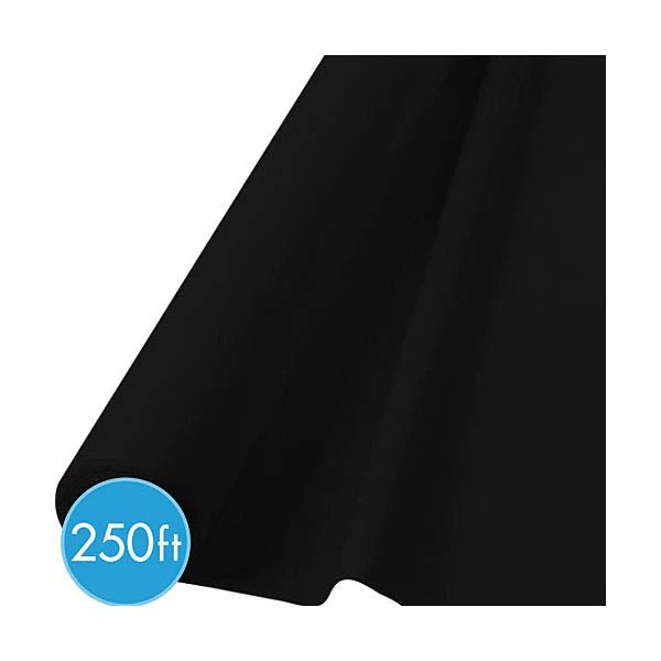 Jumbo Tablecover Roll Jet Black 40 inch x 250 feet 1ct