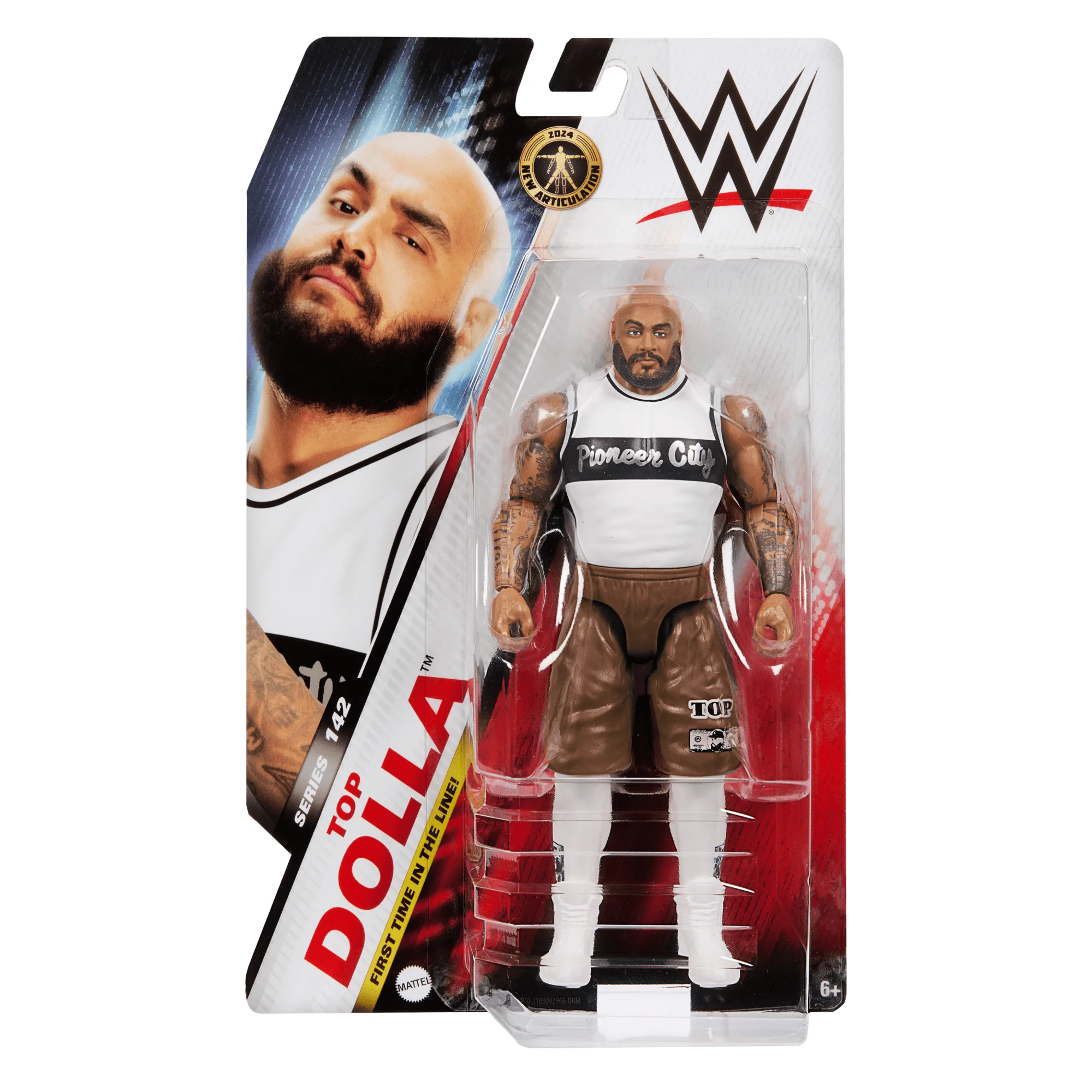 WWE Top Dolla Action Figure, 6-inch Collectible Superstar With Articulation & Life-Like Look