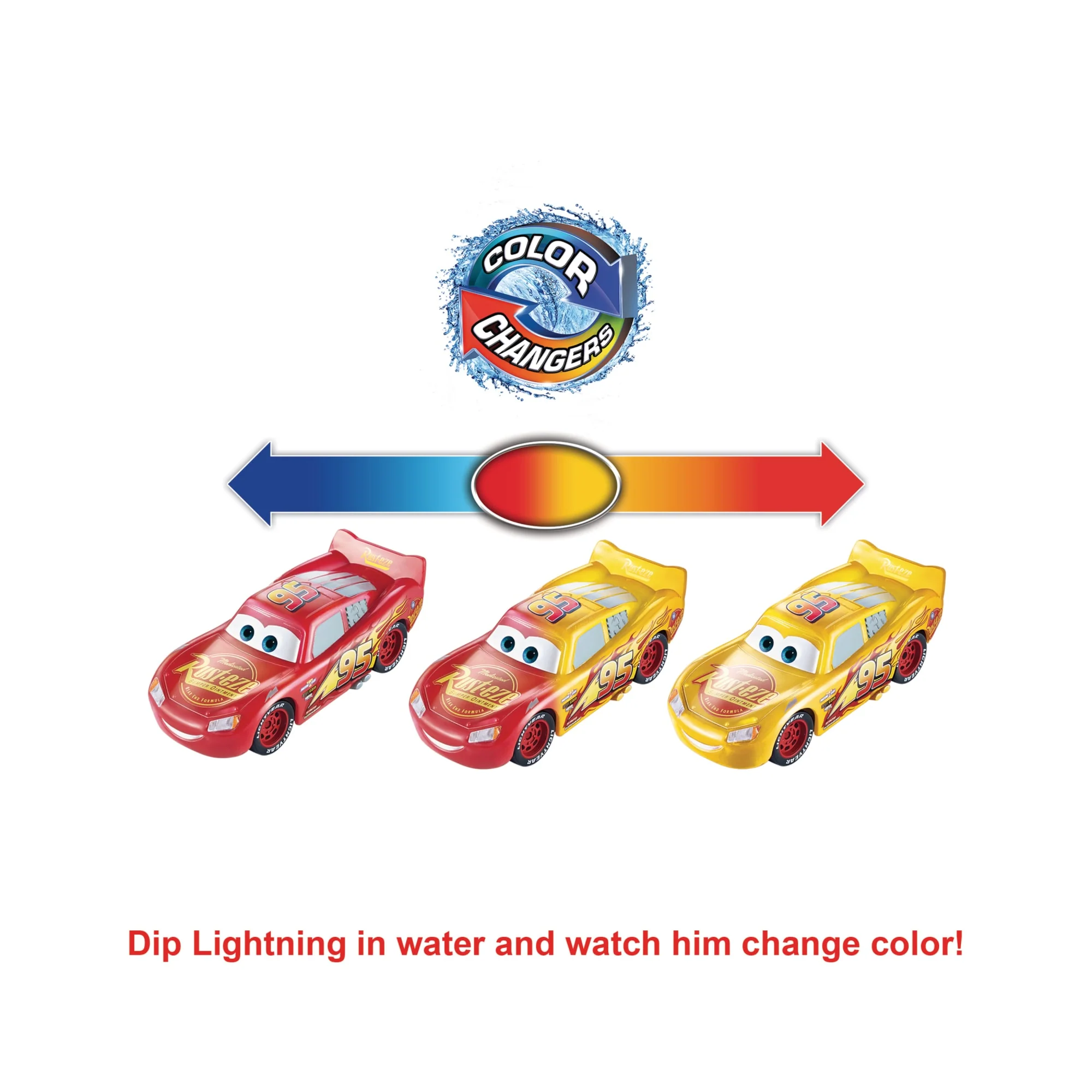 Disney And Pixar Cars On The Road Color Changers Lightning Mcqueen