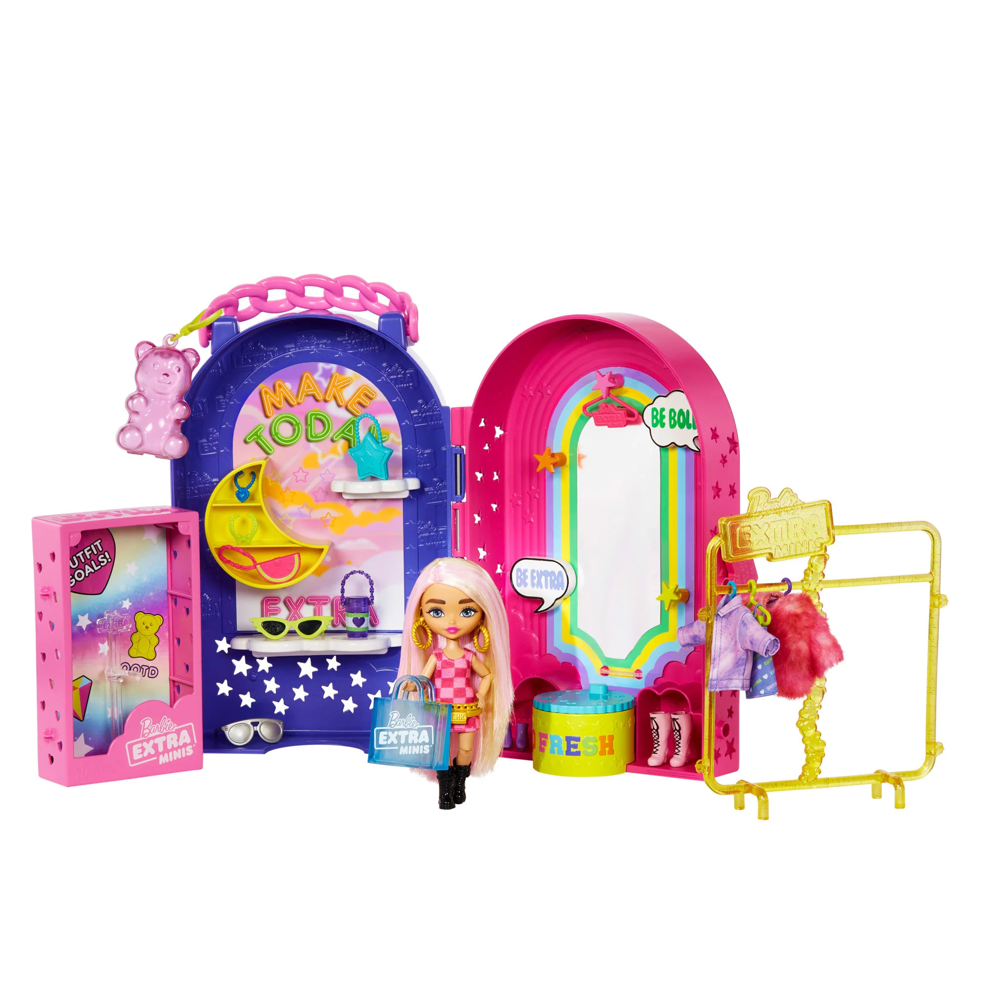 Barbie Mini Toys, Barbie Extra Boutique Set With Doll And Accessories
