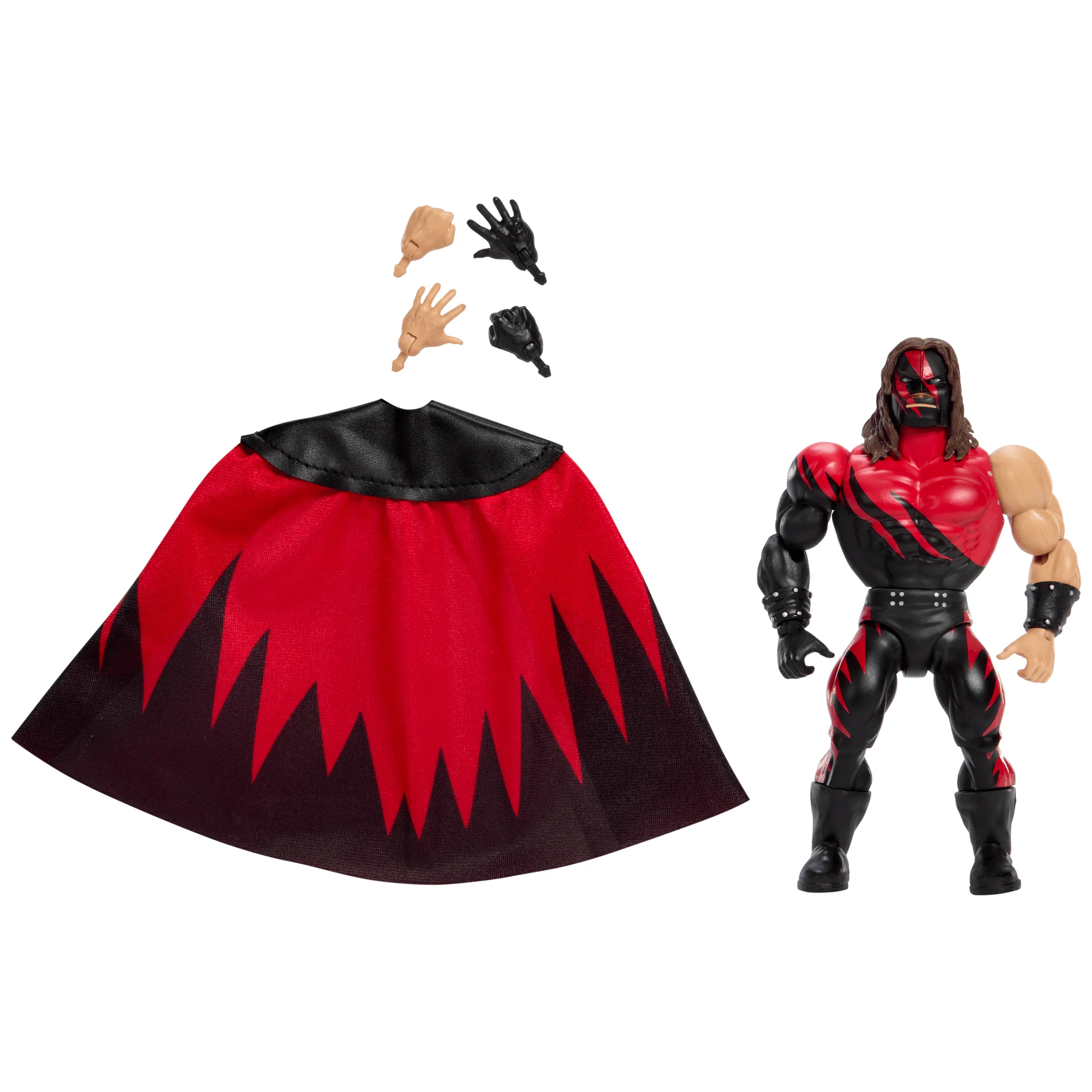 WWE Superstars Kane Action Figure & Accessories Set, 6-inch Retro Collectible With Articulation