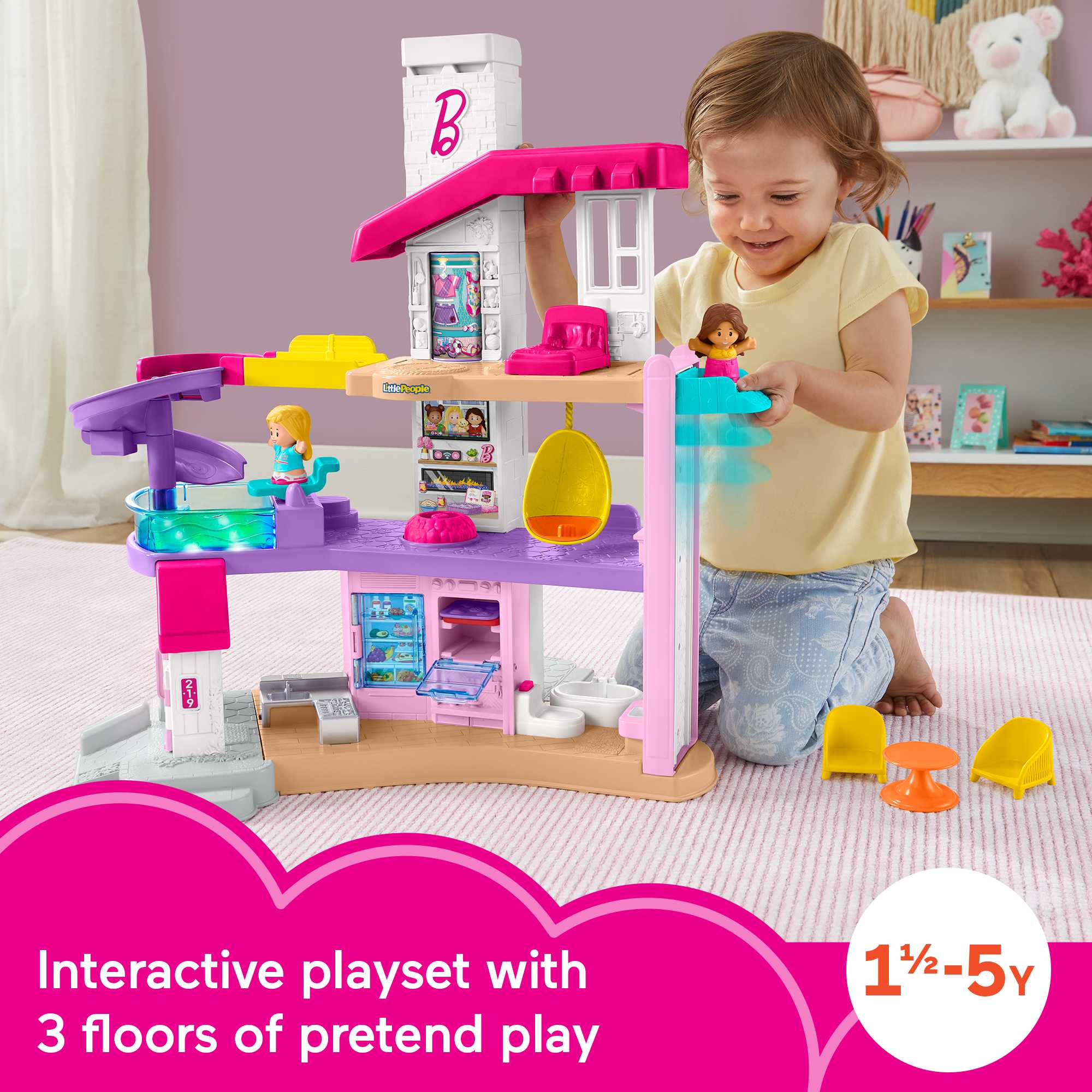 Barbie Little Dreamhouse By Little People - English & French Version