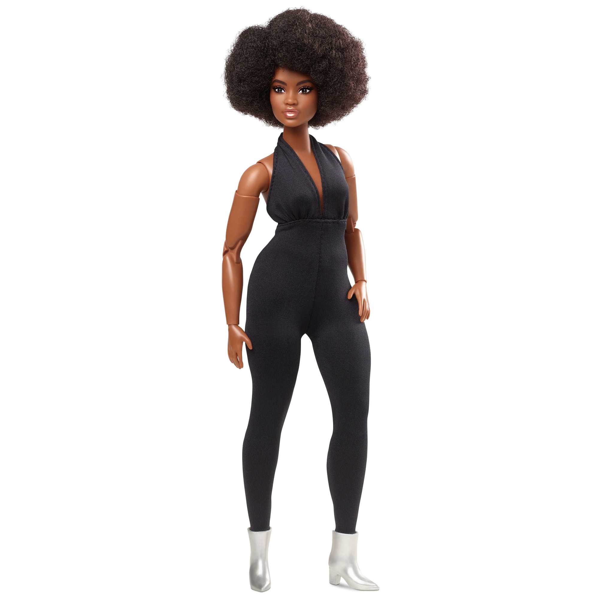 Barbie Signature Posable Barbie Looks Doll (Curvy, Brunette)