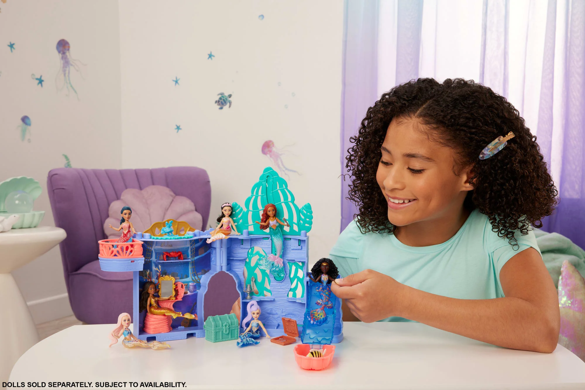 Disney The Little Mermaid Storytime Stackers Ariel's Grotto Playset And 10 Accessories