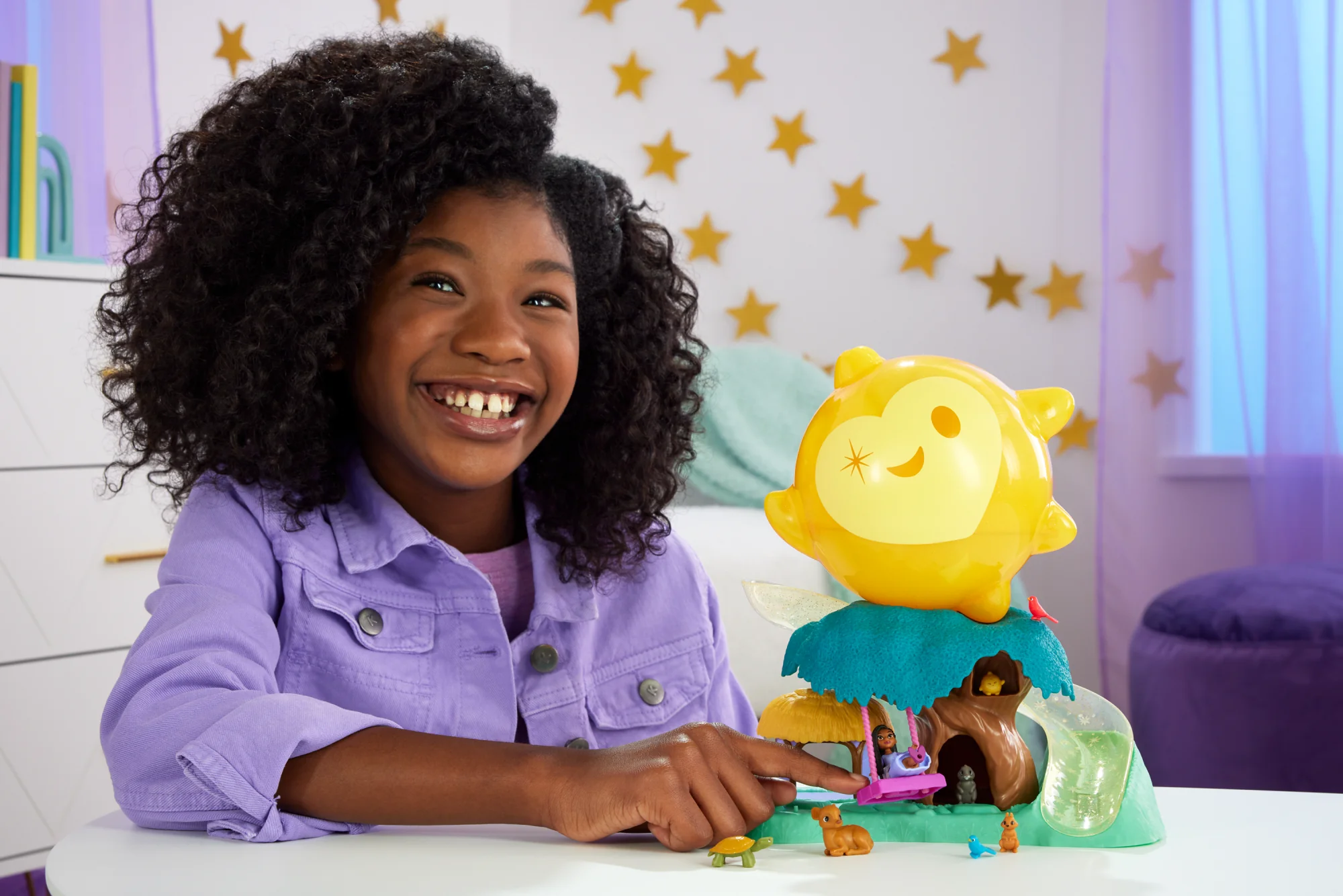 Disney's Wish Magical Star Playset With Asha Of Rosas Mini Doll & 7 Surprise Wish Orbs