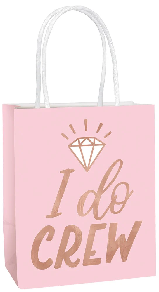 Blush Wedding Small Gift Bags Multipack 6ct