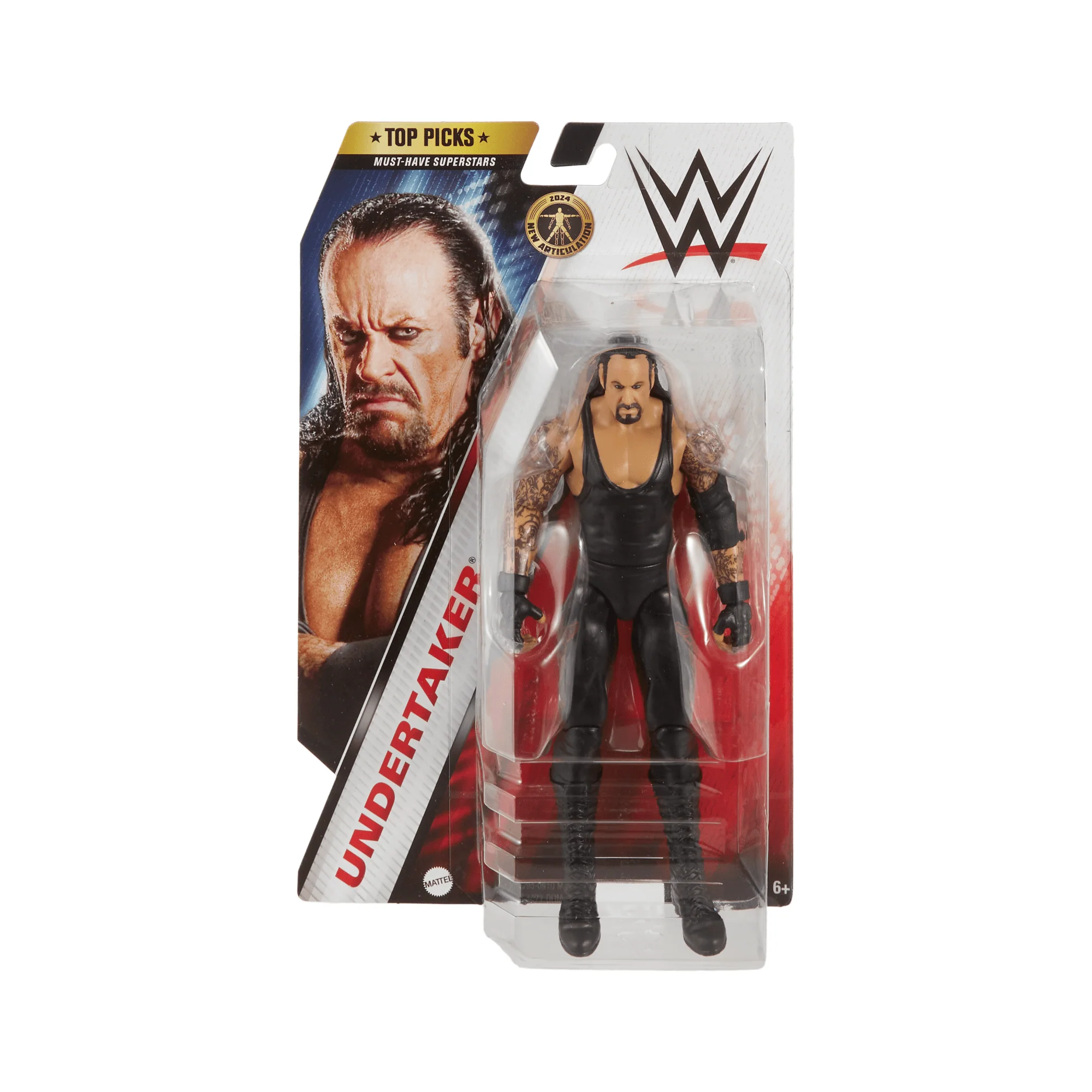 WWE Top Picks Undertaker Action Figure, 6-inch Collectible Superstar With Articulation & Life-Like Look