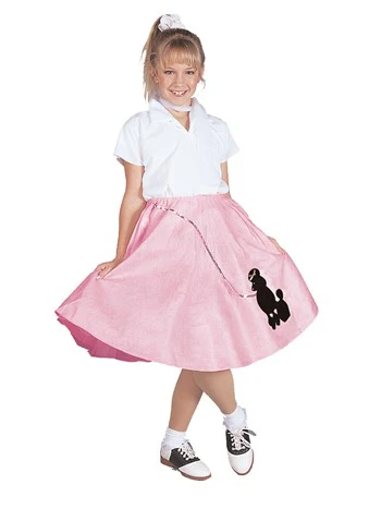 Poodle Skirt with Shirt Costume