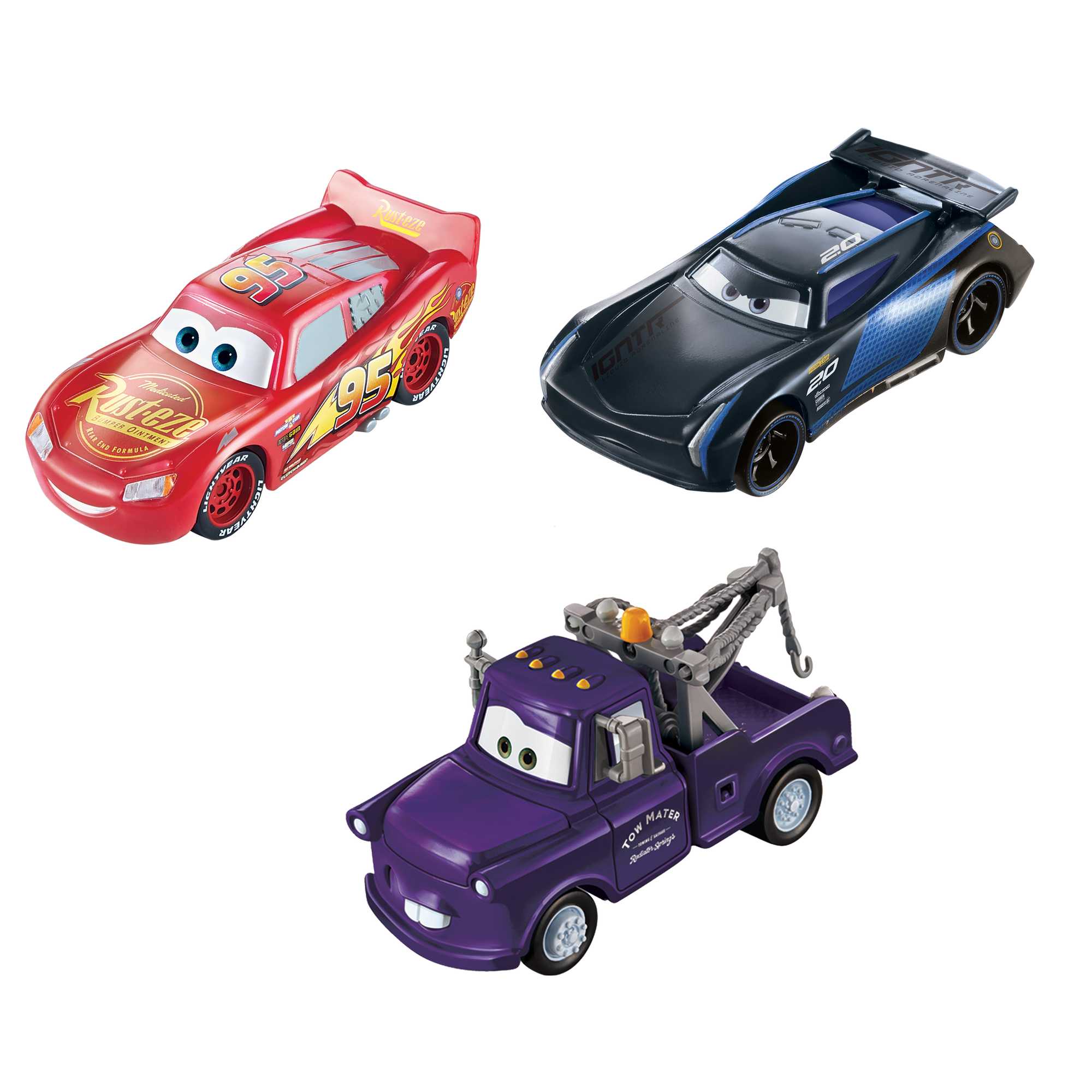 Disney And Pixar Cars Toys, Color Changers 3-Pack Vehicles, Collectibles