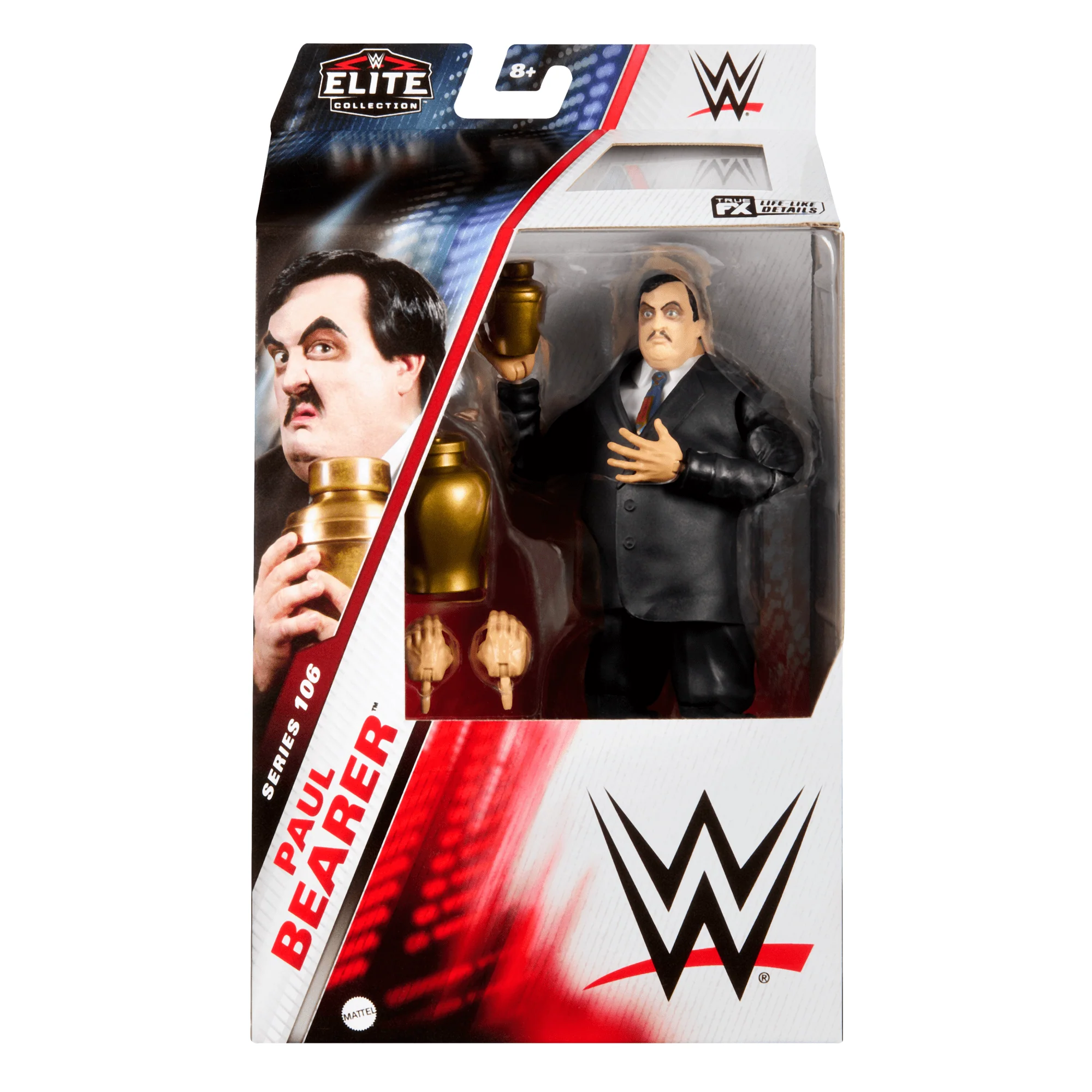 WWE Elite Paul Bearer Action Figure, 6-inch Collectible Superstar With Articulation & Accessories