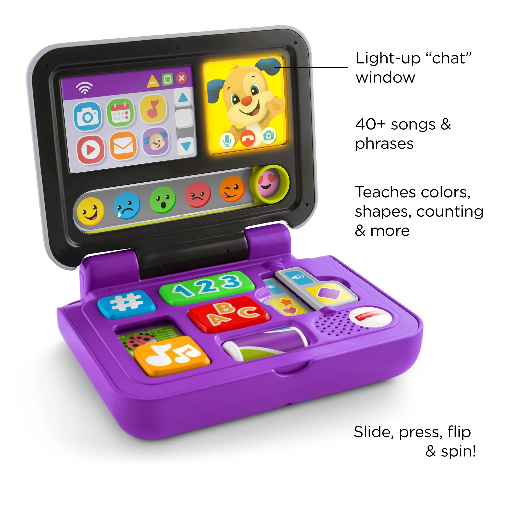 Fisher-Price Laugh & Learn Click & Learn Laptop Interactive Baby Toy