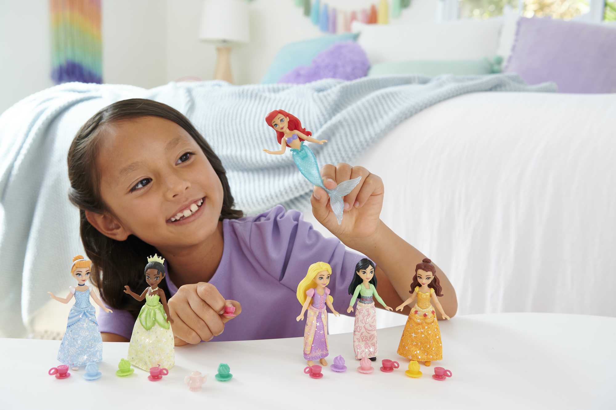 Disney-Princesses Disney-6 Mini-Princesses-Coffret Avec Accessoires