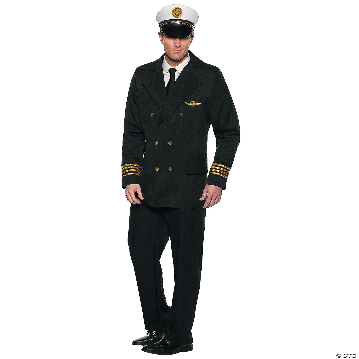 Deluxe Pan Am Air Pilot Adult Costume - Fly Back to the Golden Age of Travel! ✈️👨✈️