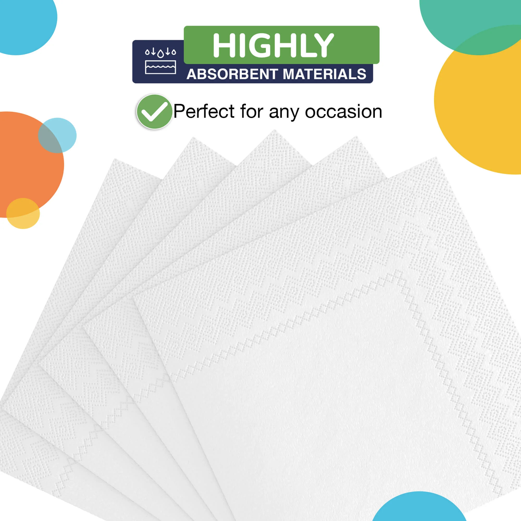 White Luncheon Napkins | 20 Count