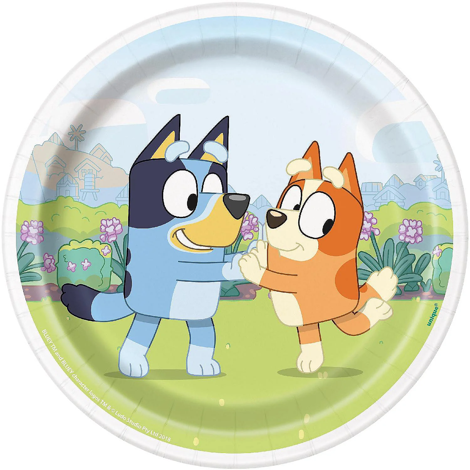 Bluey 7 inch Plate 8ct