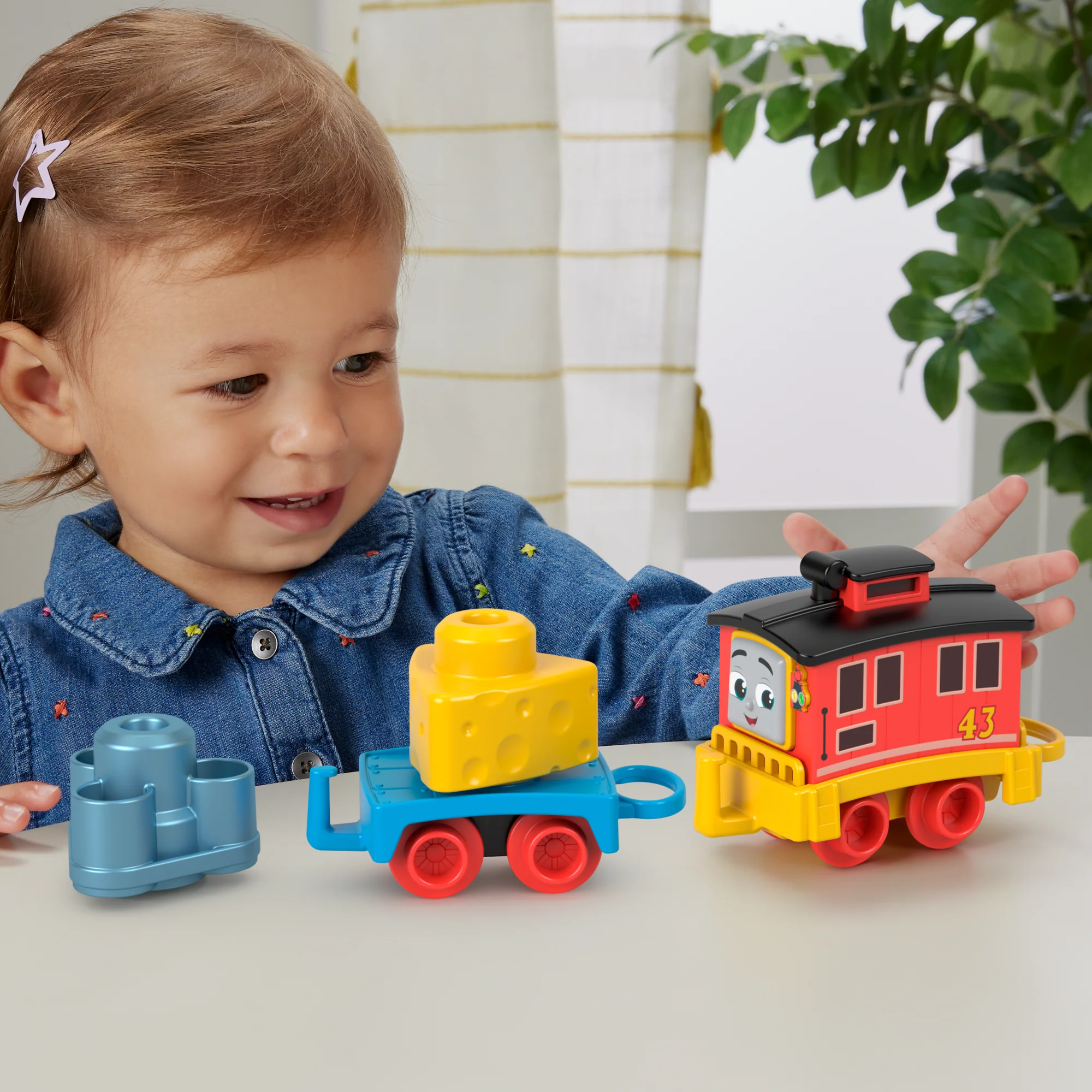 Thomas & Friends My First Push-Along Toy Train Collection For Toddlers, Character May Vary