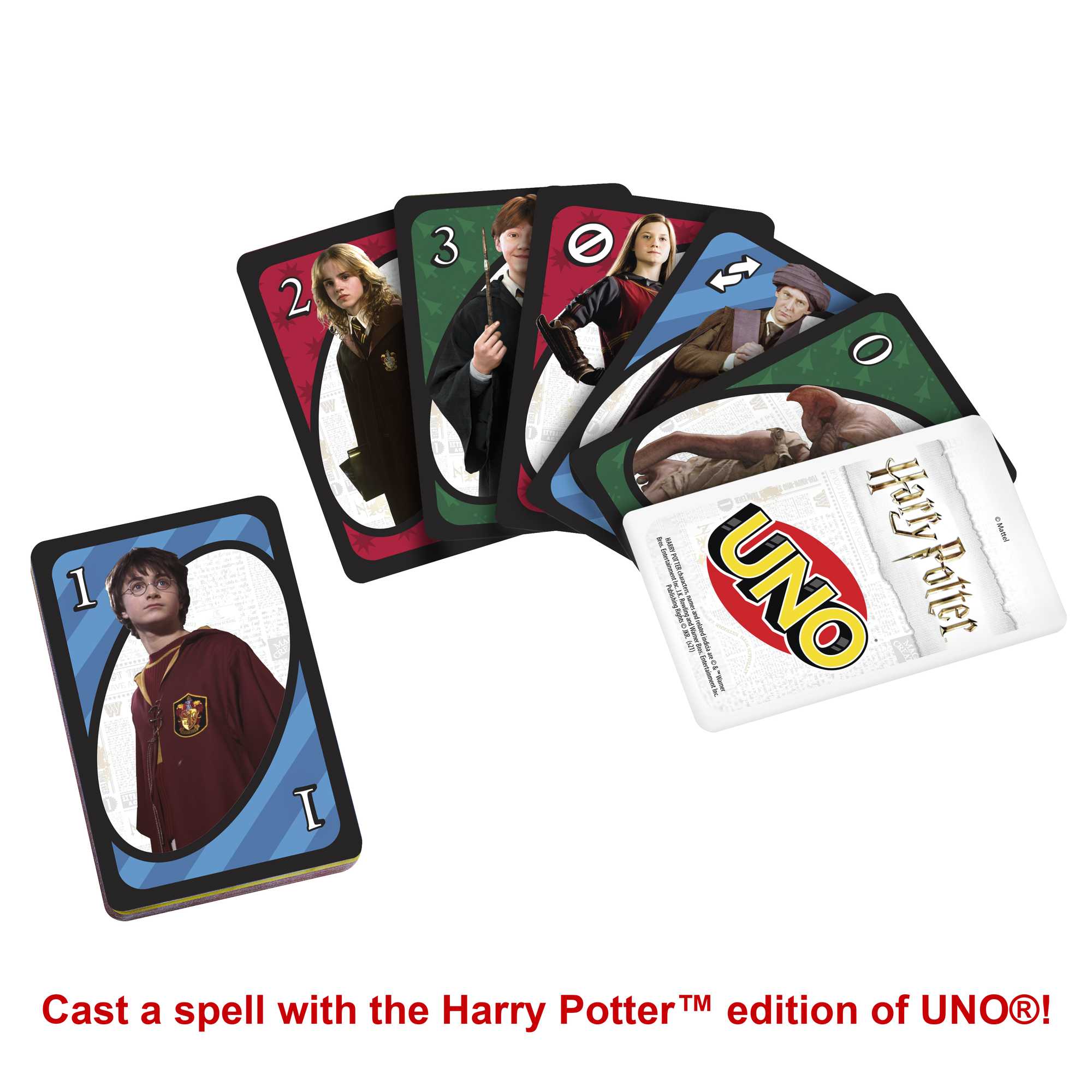 UNO Harry Potter Card Game For Kids, Adults And Game Night Based On The Popular Series