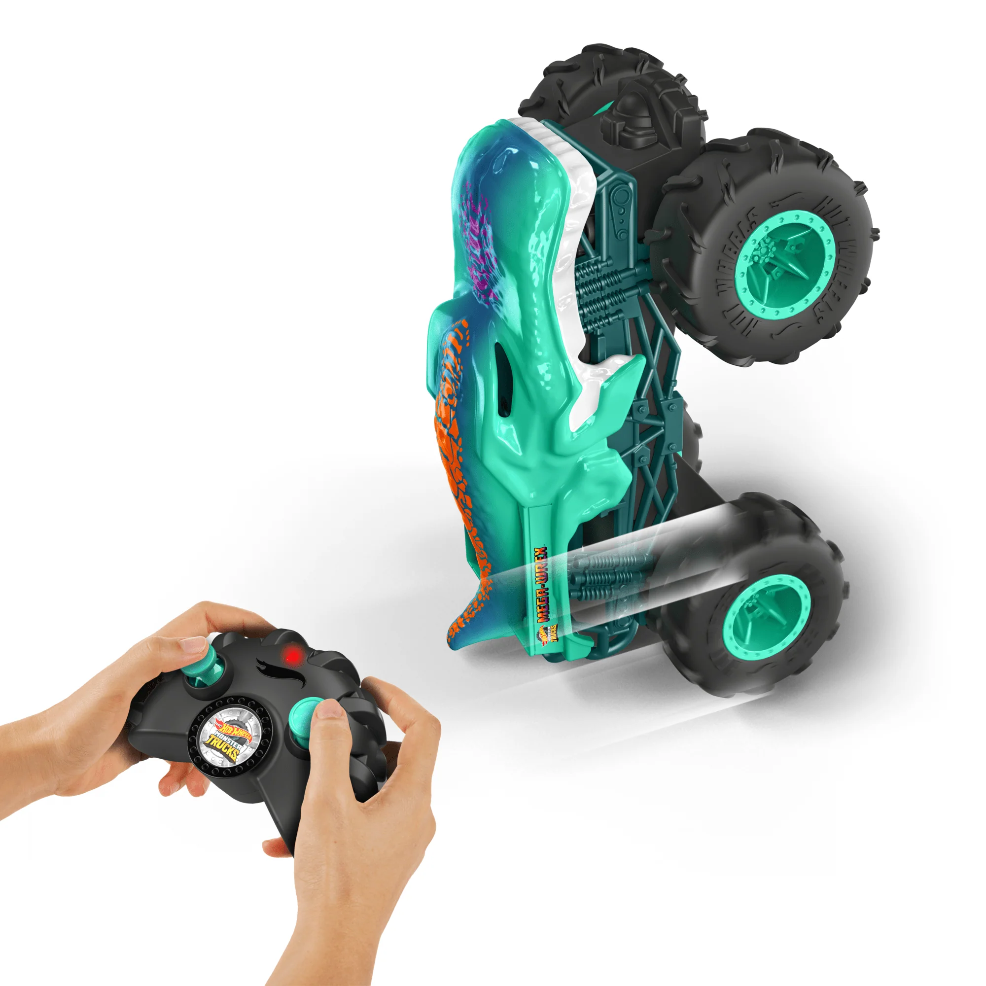 Hot Wheels Monster Trucks Vehículo a Control Remoto Mega Wrex Escala 1:24