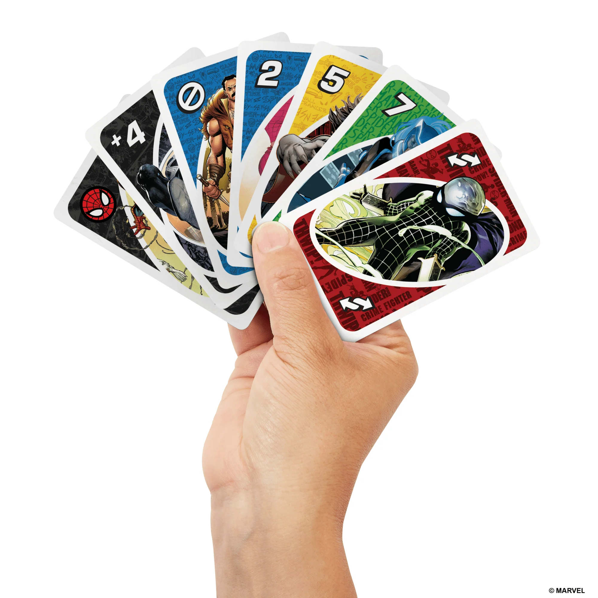 UNO The Amazing Spider-Man Card Game in Storage & Travel Tin For Kids, Adults & Family Night
