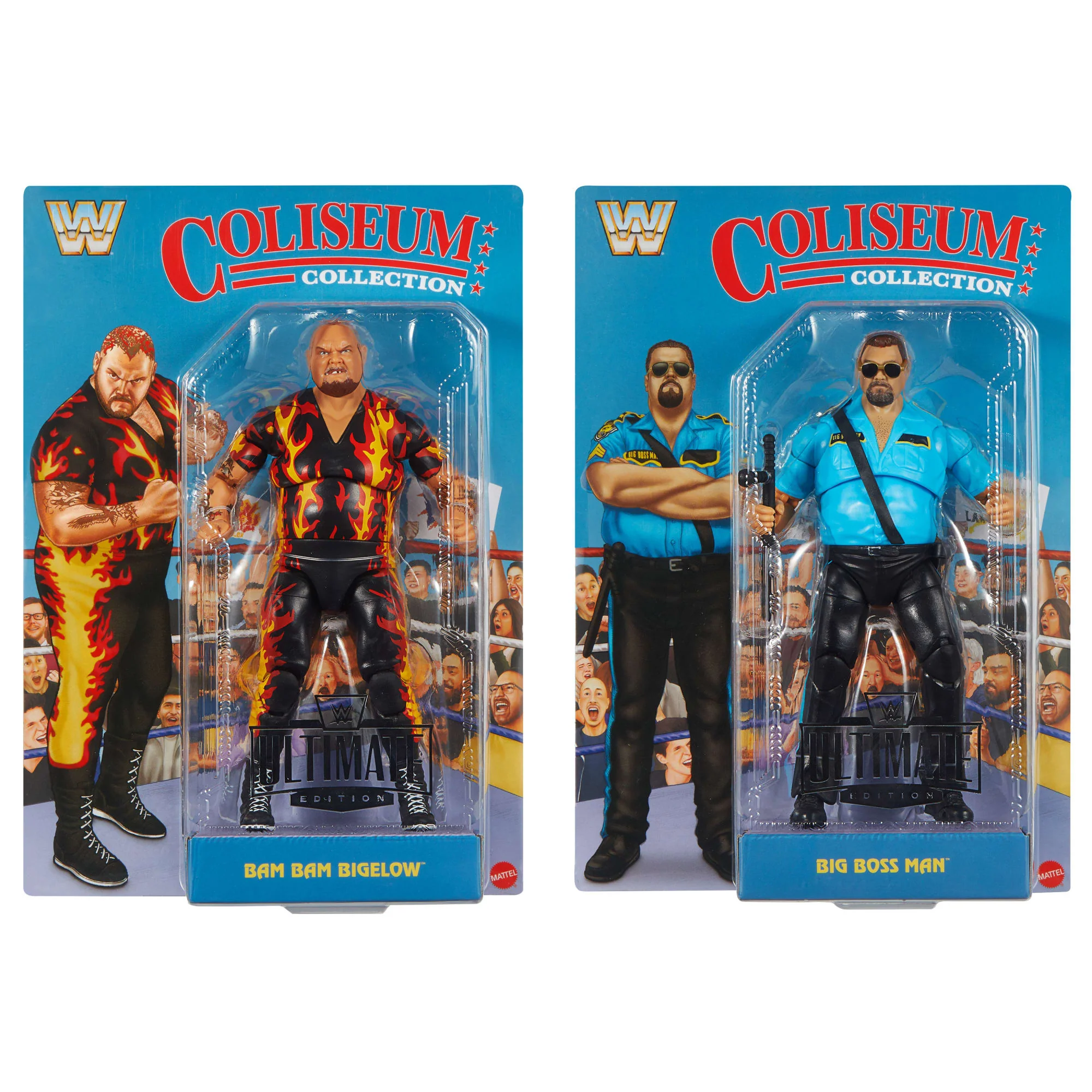 WWE Coliseum Collection 2-Pack Of Ultimate Action Figures, Collectible Set With Accessories