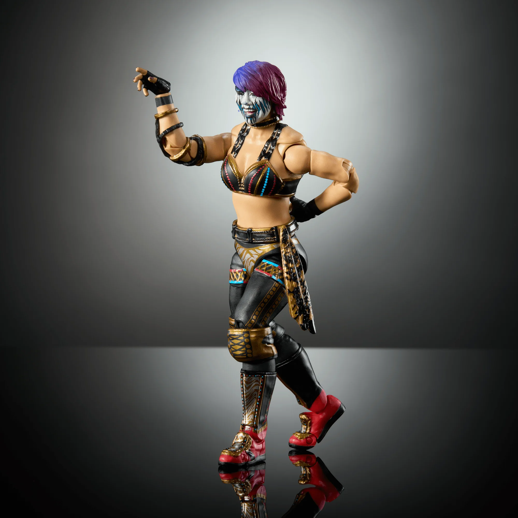 WWE Ultimate Edition Asuka Action Figure & Accessories Set, 6-inch Collectible, 30 Articulation Points