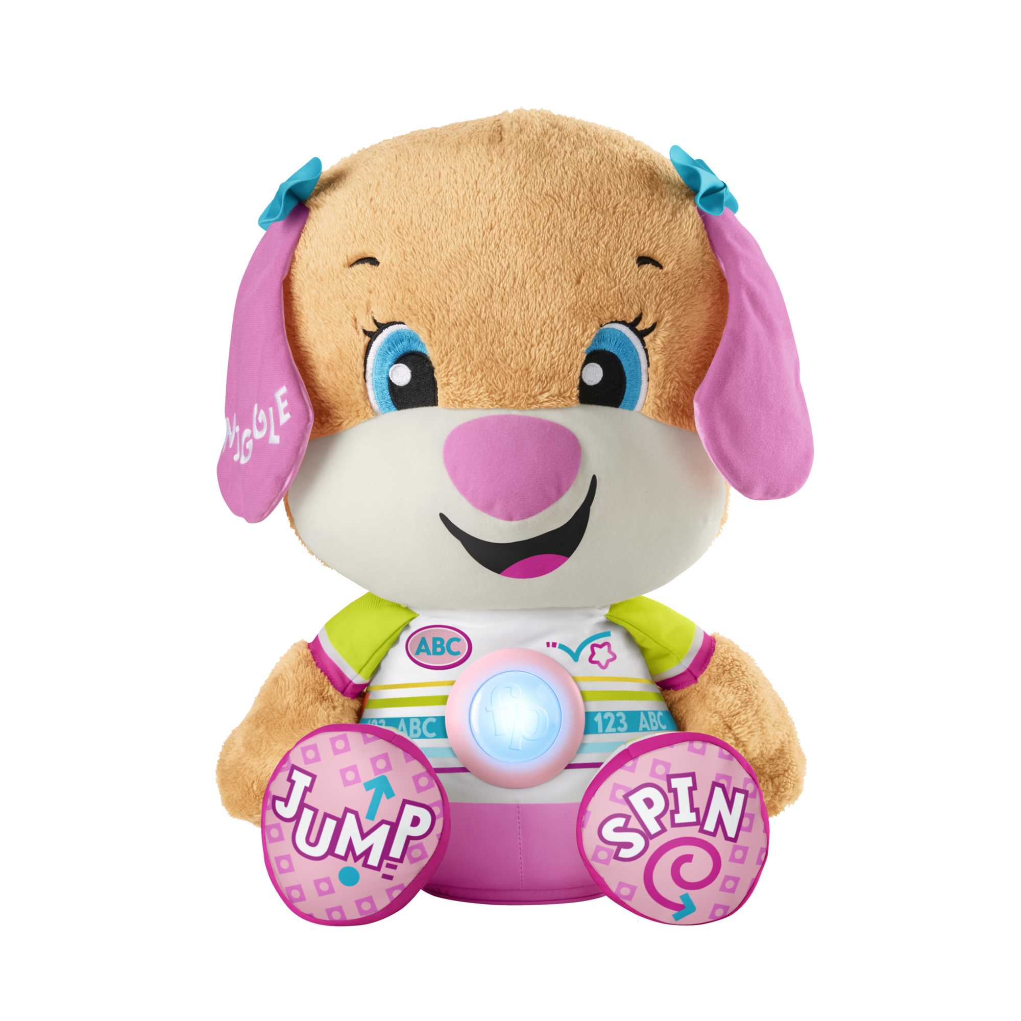 Fisher-Price Laugh & Learn So Big Sis, Large Musical Plush Learning Toy