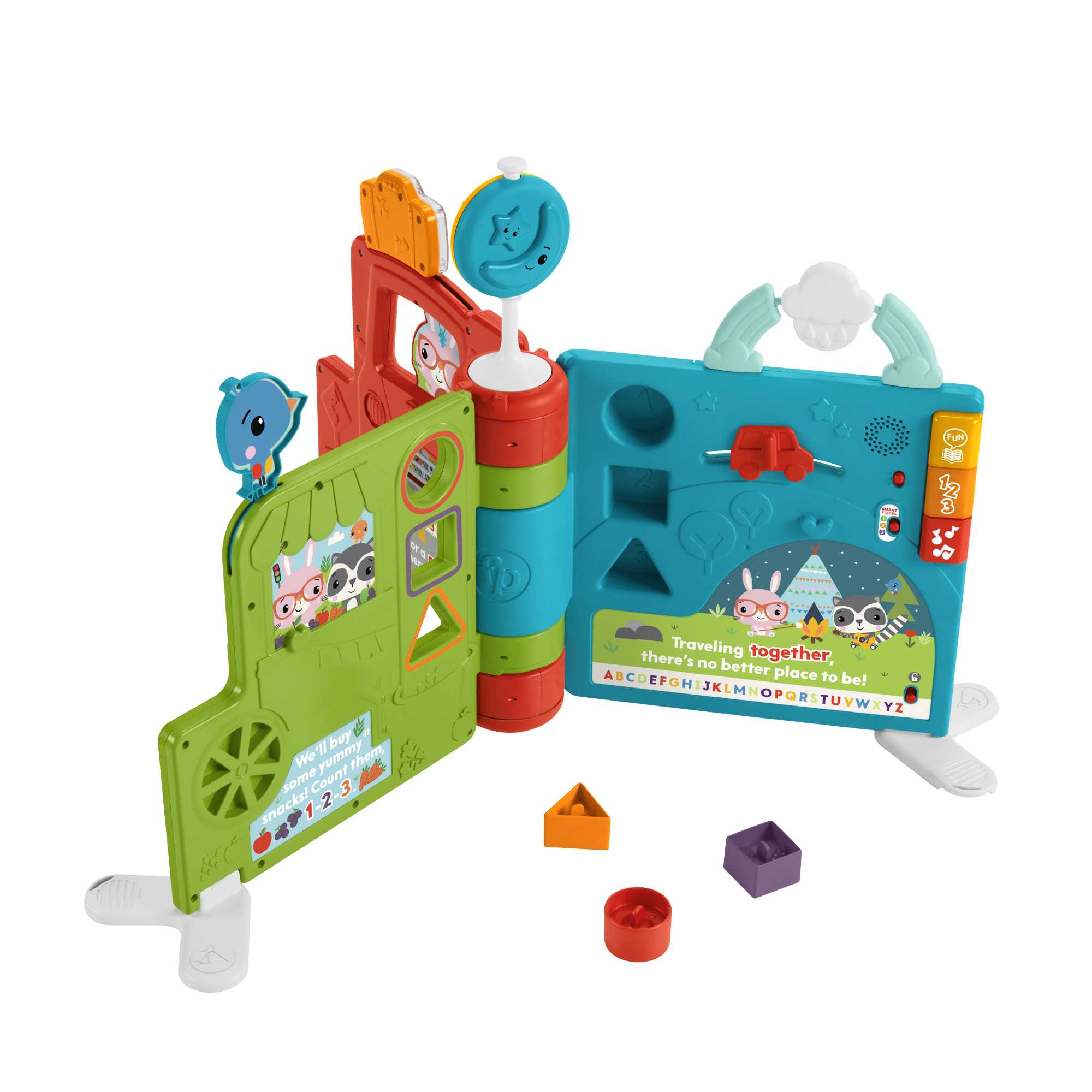 Fisher-Price Sit-To-Stand Giant Activity Book Infant To Toddler Learning Toy Play Center