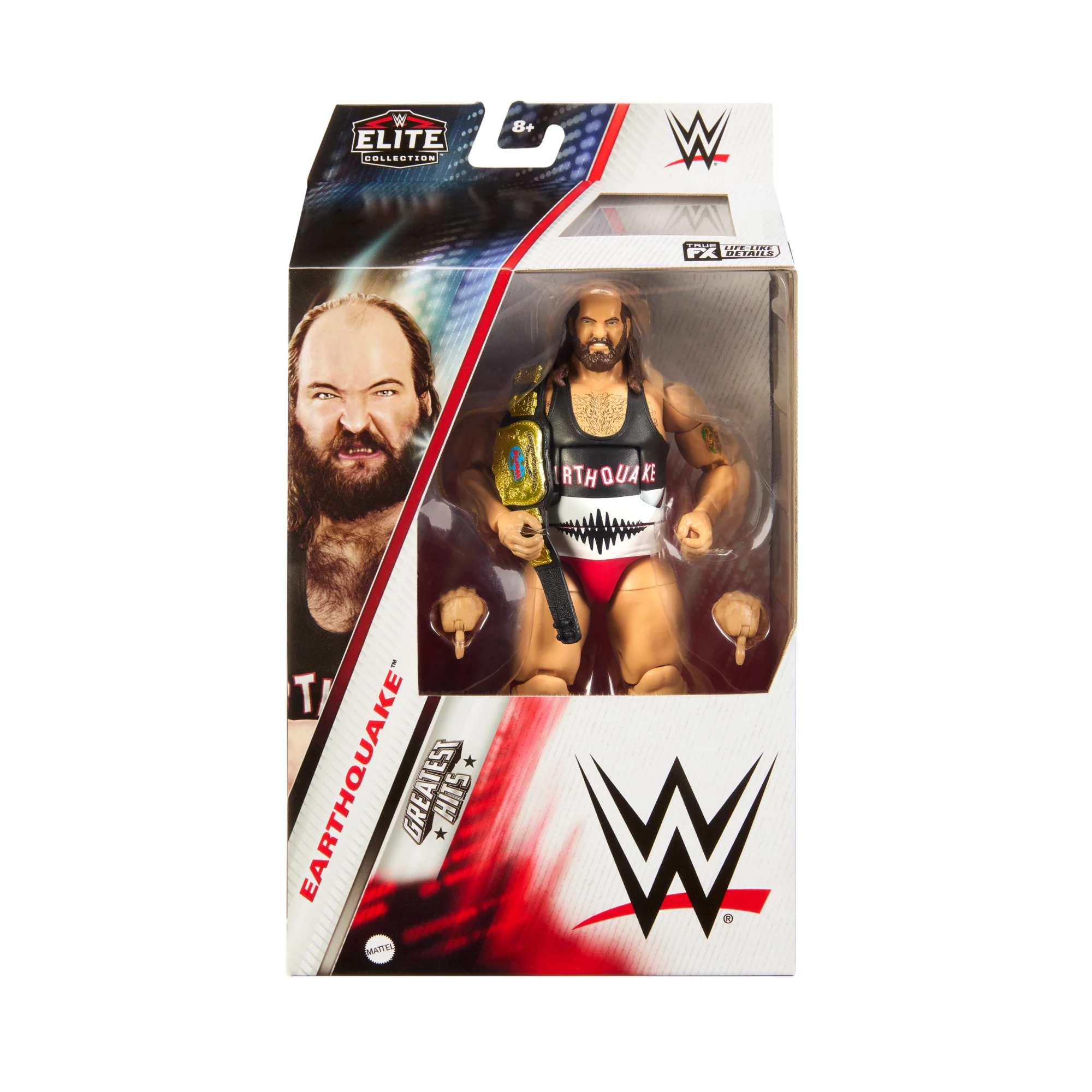 WWE Elite Earthquake Action Figure, 6-inch Collectible Superstar With Articulation & Accessories