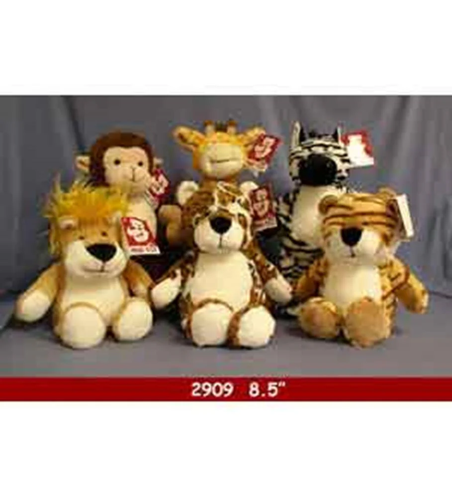 Jungle Animal Asst 8in