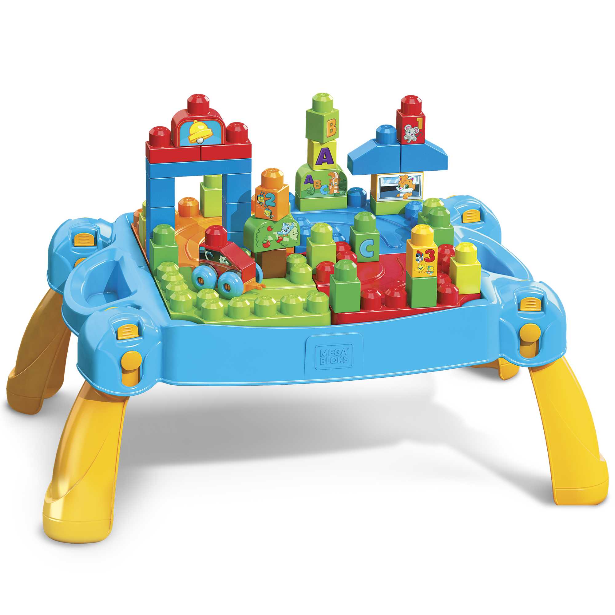 MEGA Bloks First Builders Discover 'n Build Activity Table, 41 Pieces