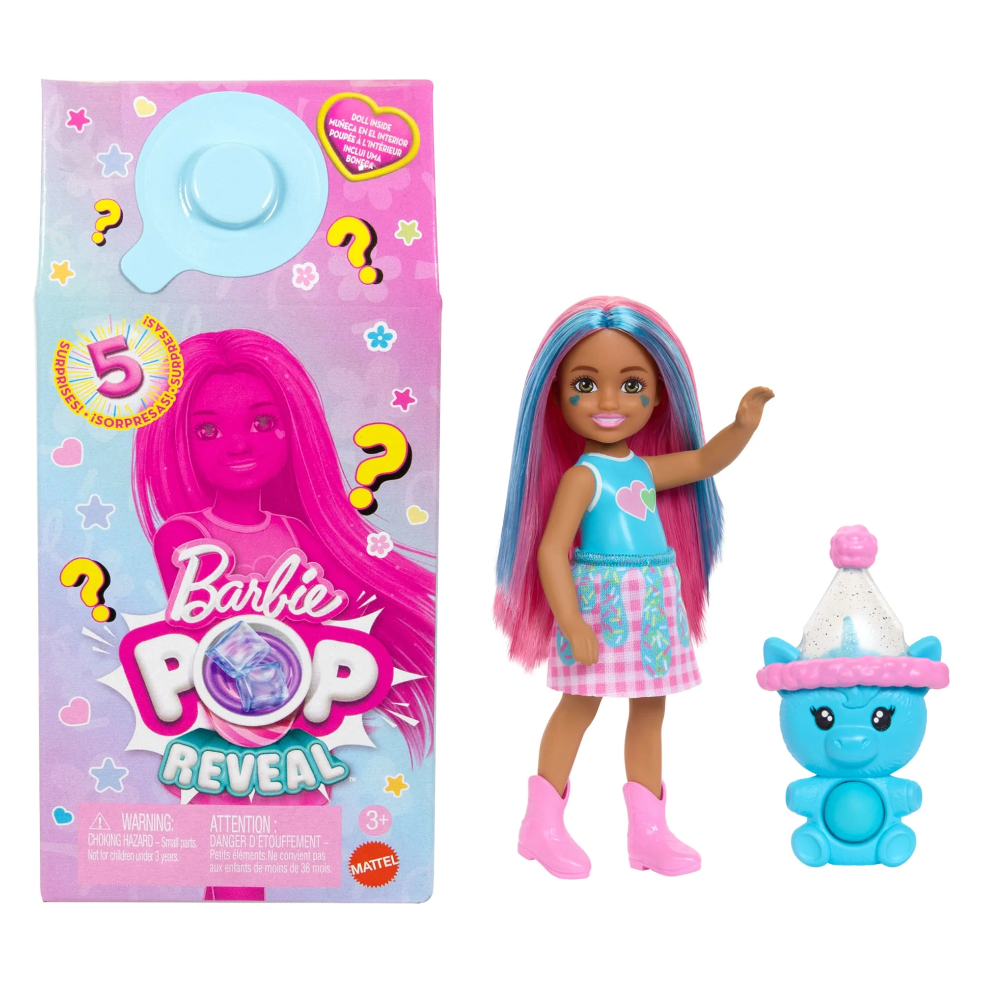 Barbie Chelsea Pop Reveal Shakes Series Doll With Scent & Color Change