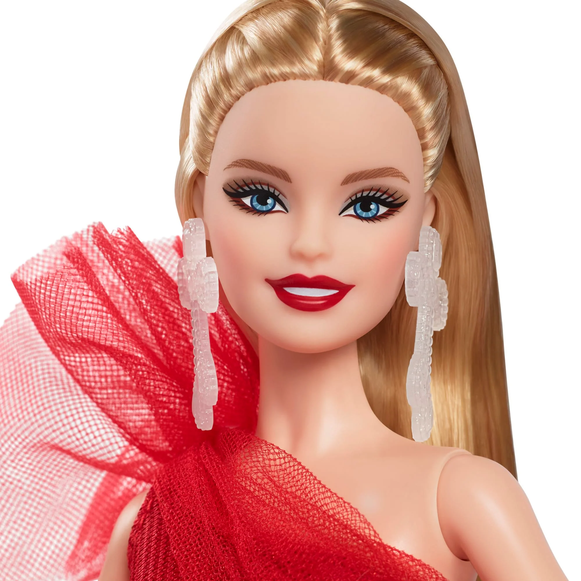 Barbie Signature 2024 Holiday Barbie Fashion Doll, Seasonal Collector Gift, Blonde With Plaid Gown
