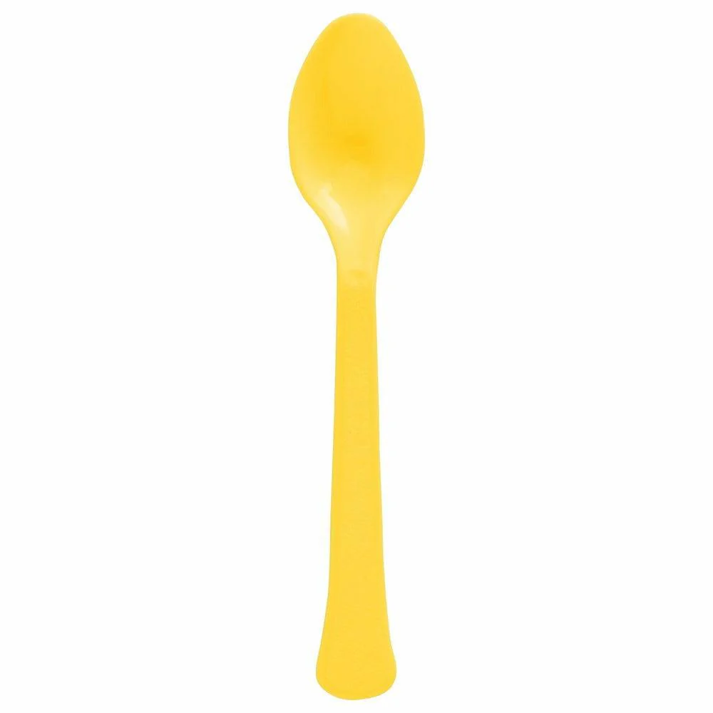 Heavy Weight Spoon Yellow Sunshine 50ct