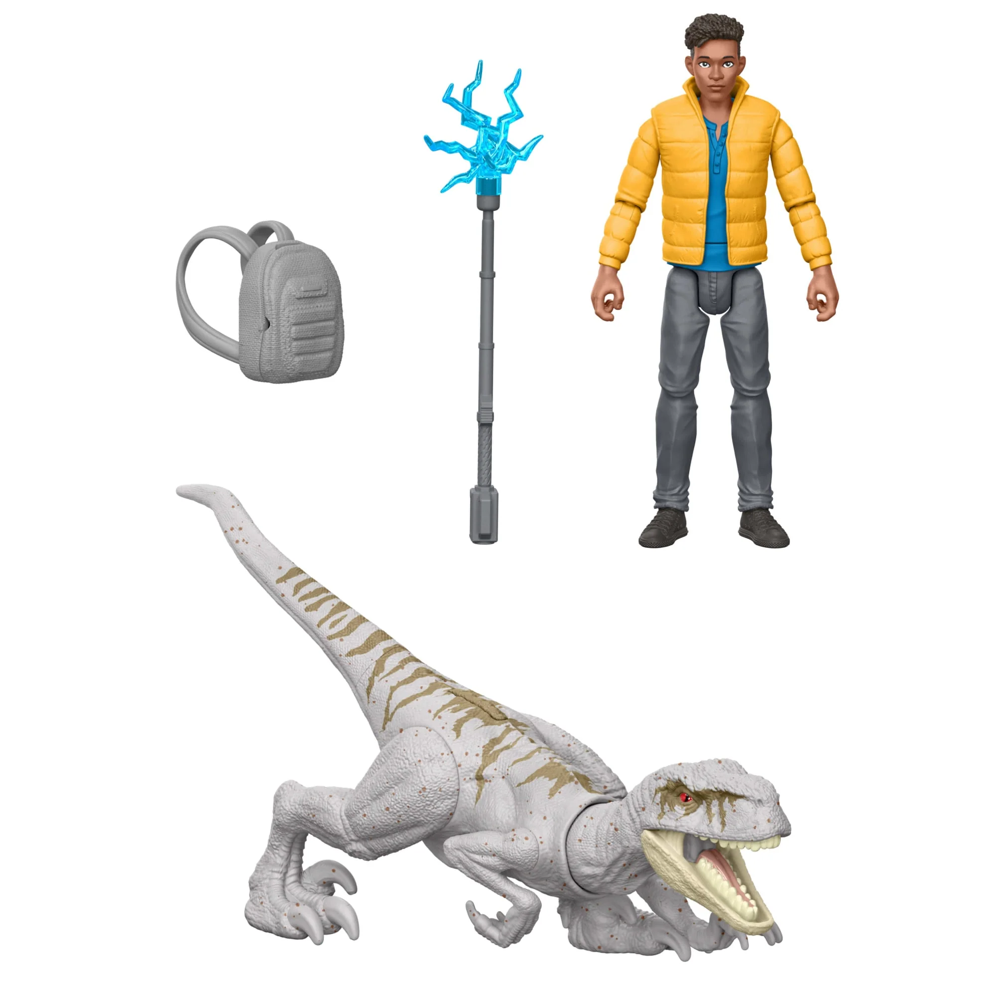 Jurassic World: Chaos Theory Storypack, Darius & Atrociraptor Ghost Action Figure Toys