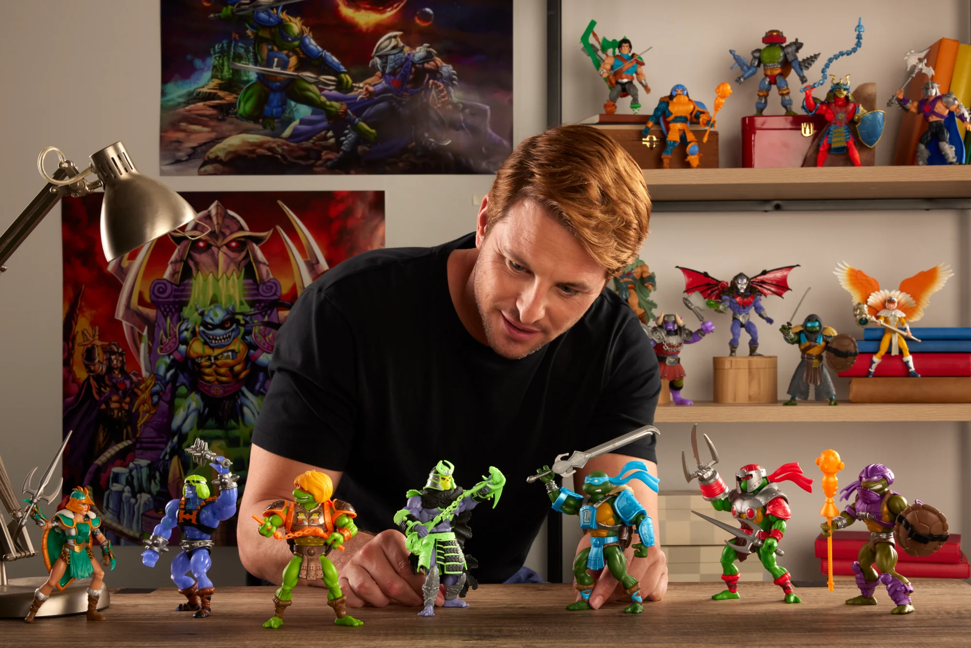 MOTU Origins Turtles Of Grayskull Stealth Ninja Leonardo Action Figure Toy, TMNT Masters Of Universe