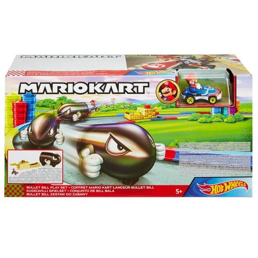 Hot Wheels Mario Kart Bullet Bill Play Set