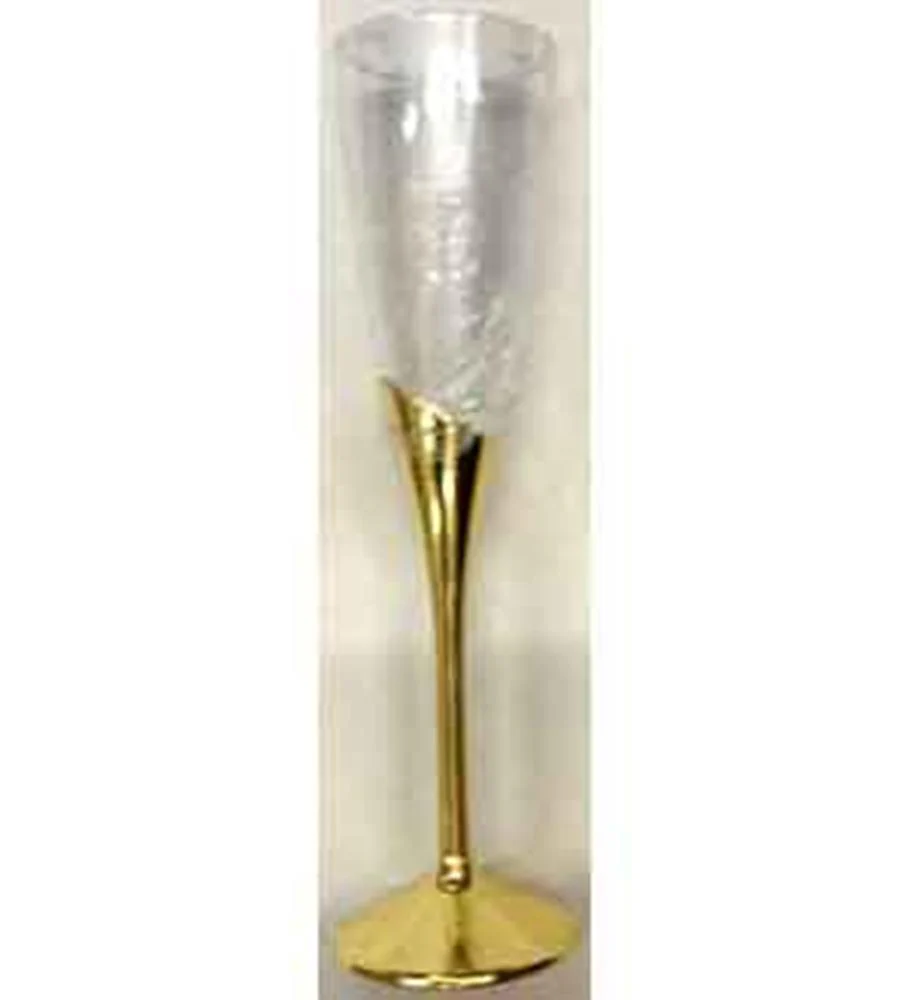 Gold Champagne Cup 9in 12ct