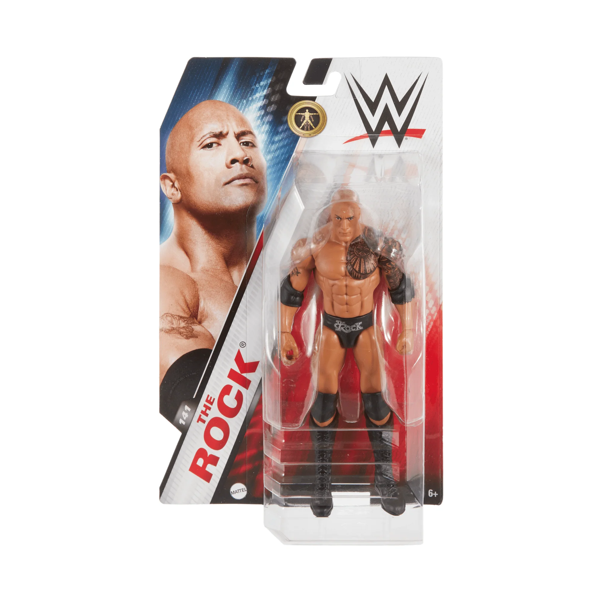 Wwe Figurine Articulée 15,24Cm (6Po) The Rock, de Collection