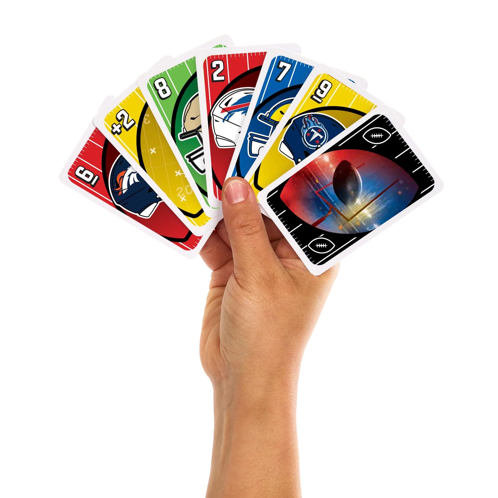 UNO NFL Card Game For Kids, Adults And Family Night, Features All 32 NFL Teams