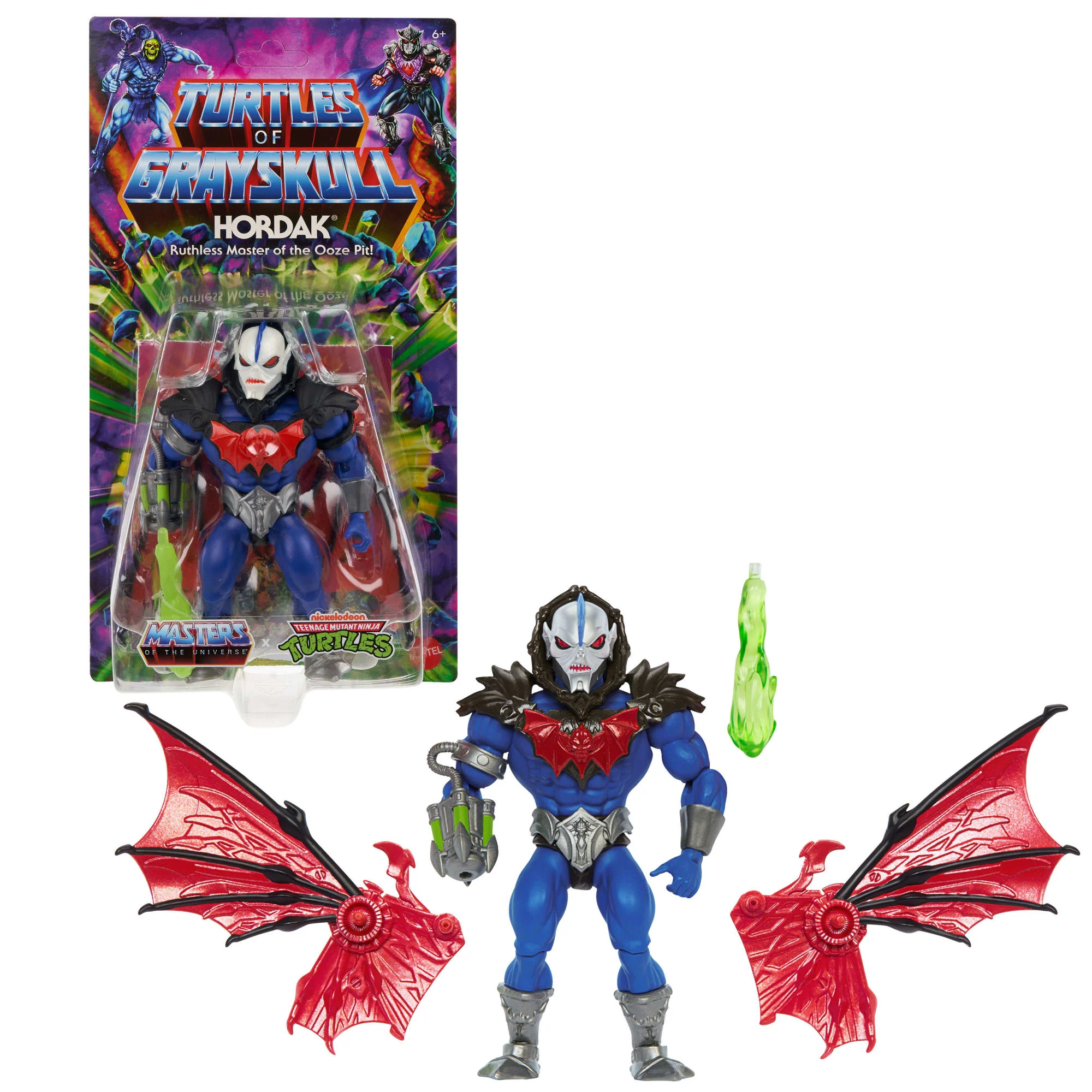 Masters Of The Universe Origins Turtles Of Grayskull Hordak Villain Action Figure Toy