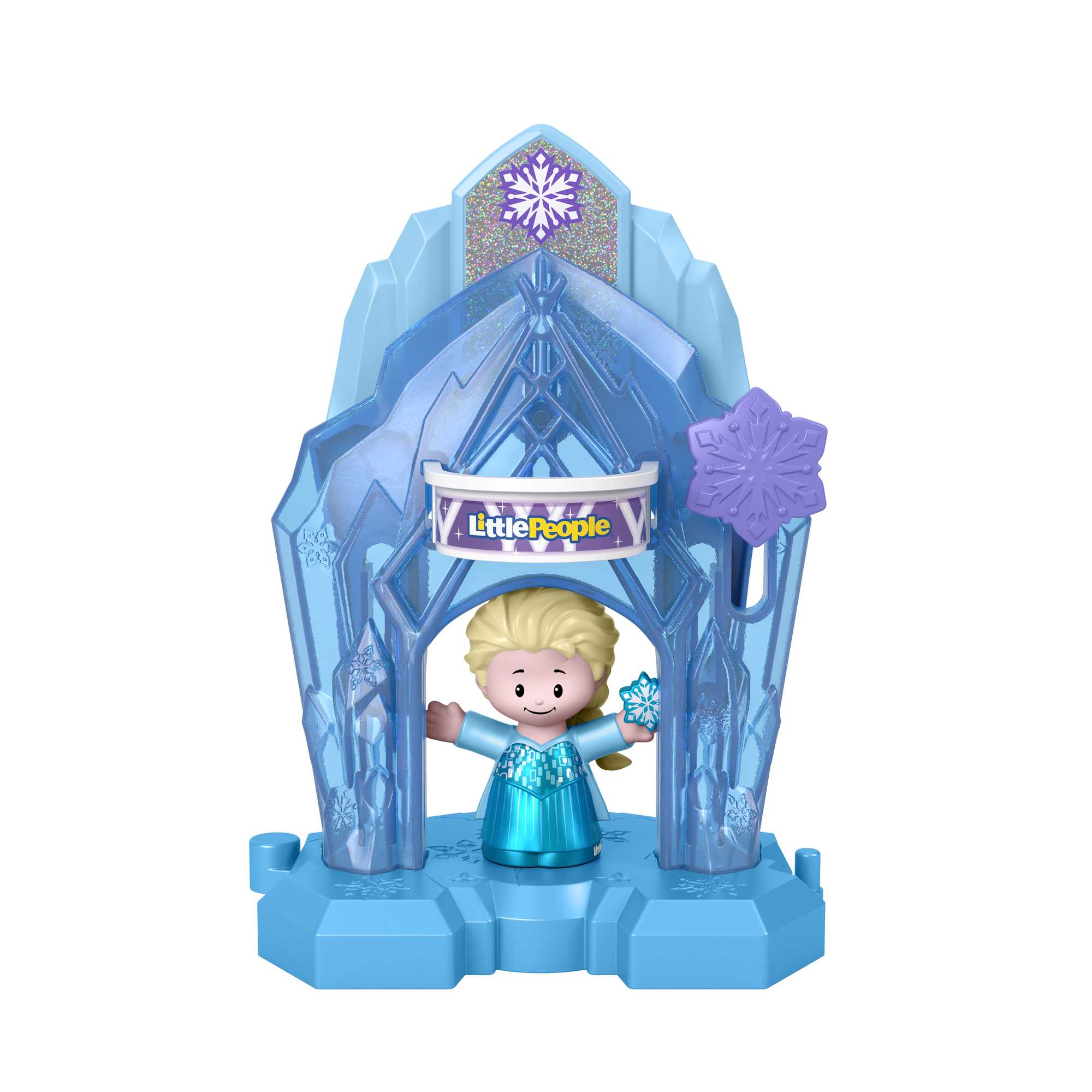 Disney Frozen Elsa's Palace Little People Portable Playset With Figure For Toddlers