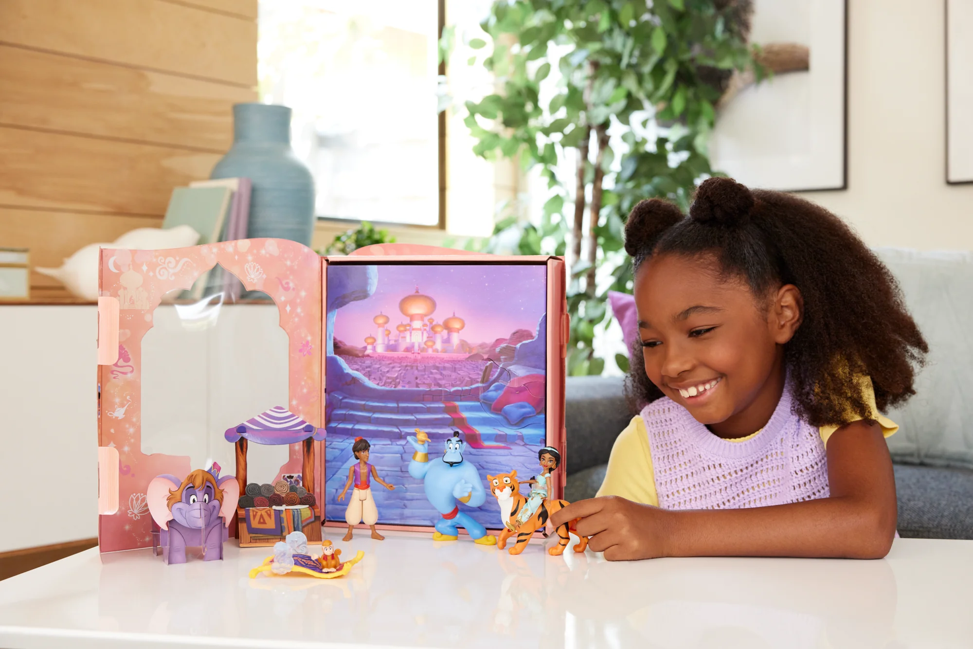 Disney Princess Jasmine Story Set With 6 Characters, Dolls & Figures, Inspired By Disney Aladdin Movie