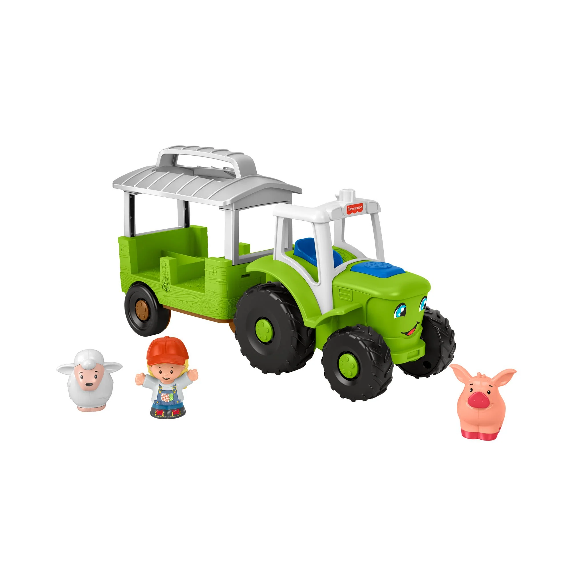 Little People Caring For Animals Tractor Musical Farm Vehicle Playset (5 Pieces)