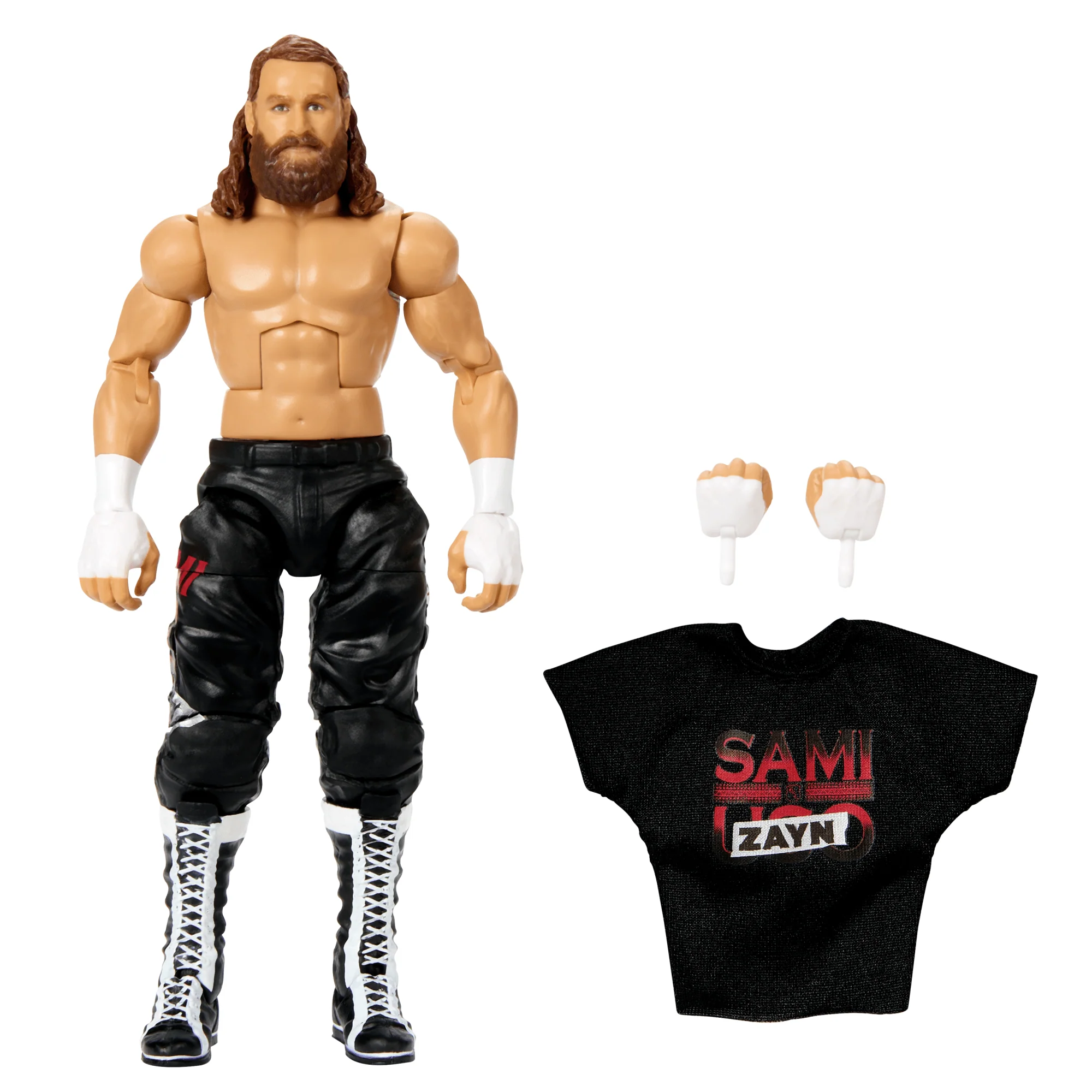 WWE Elite Sami Zayn Action Figure, 6-inch Collectible Superstar With Articulation & Accessories