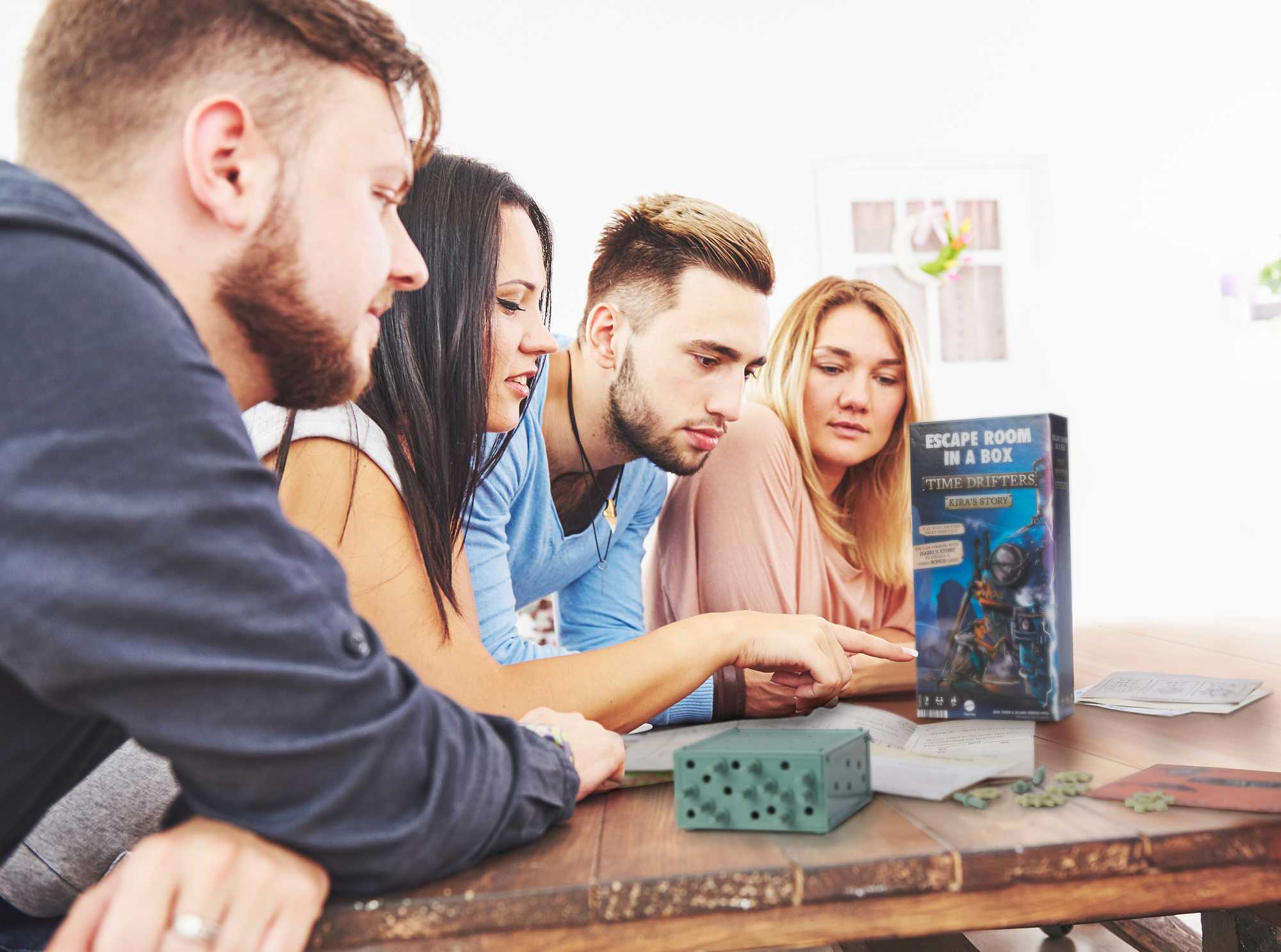 Escape Room in A Box: Time Drifters Kira's Story Party Game For 13 Year Olds & Up