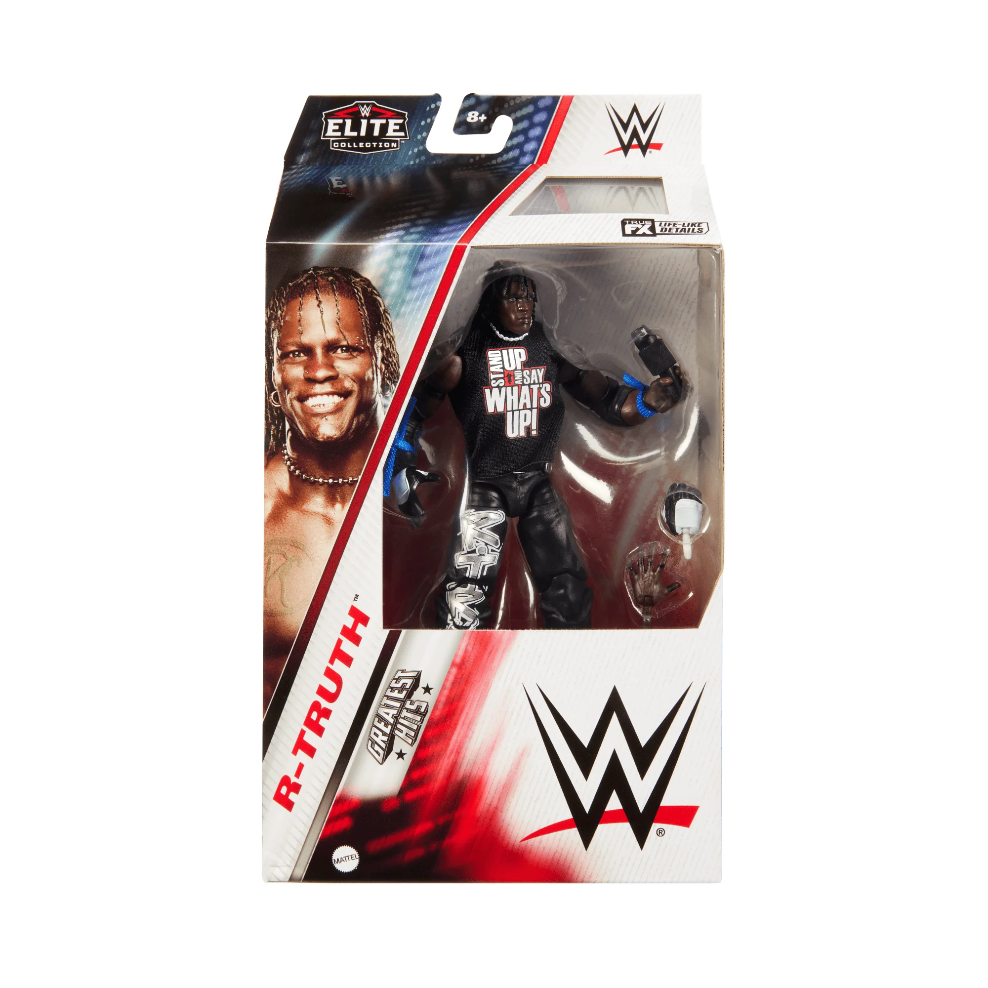 WWE Elite R-Truth Action Figure, 6-inch Collectible Superstar With Articulation & Accessories