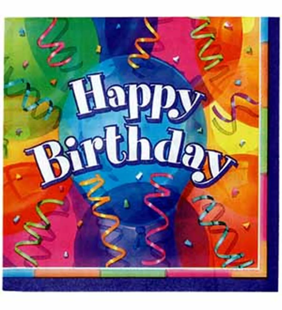 Brilliant Birthday Lunch Napkin 16ct